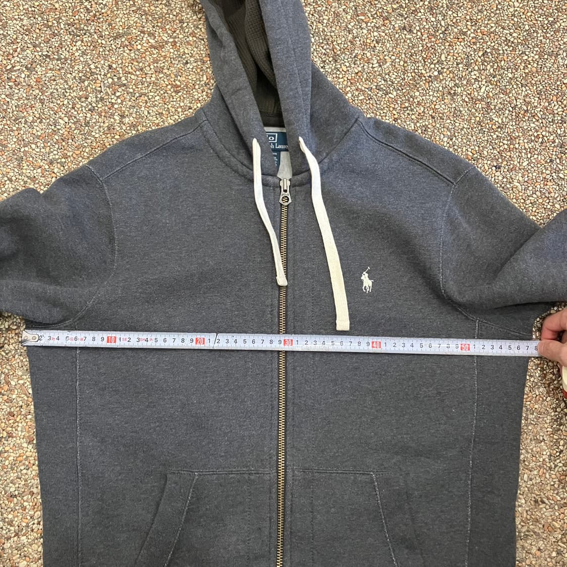 118 폴로 와플 후드집업 상품이미지5