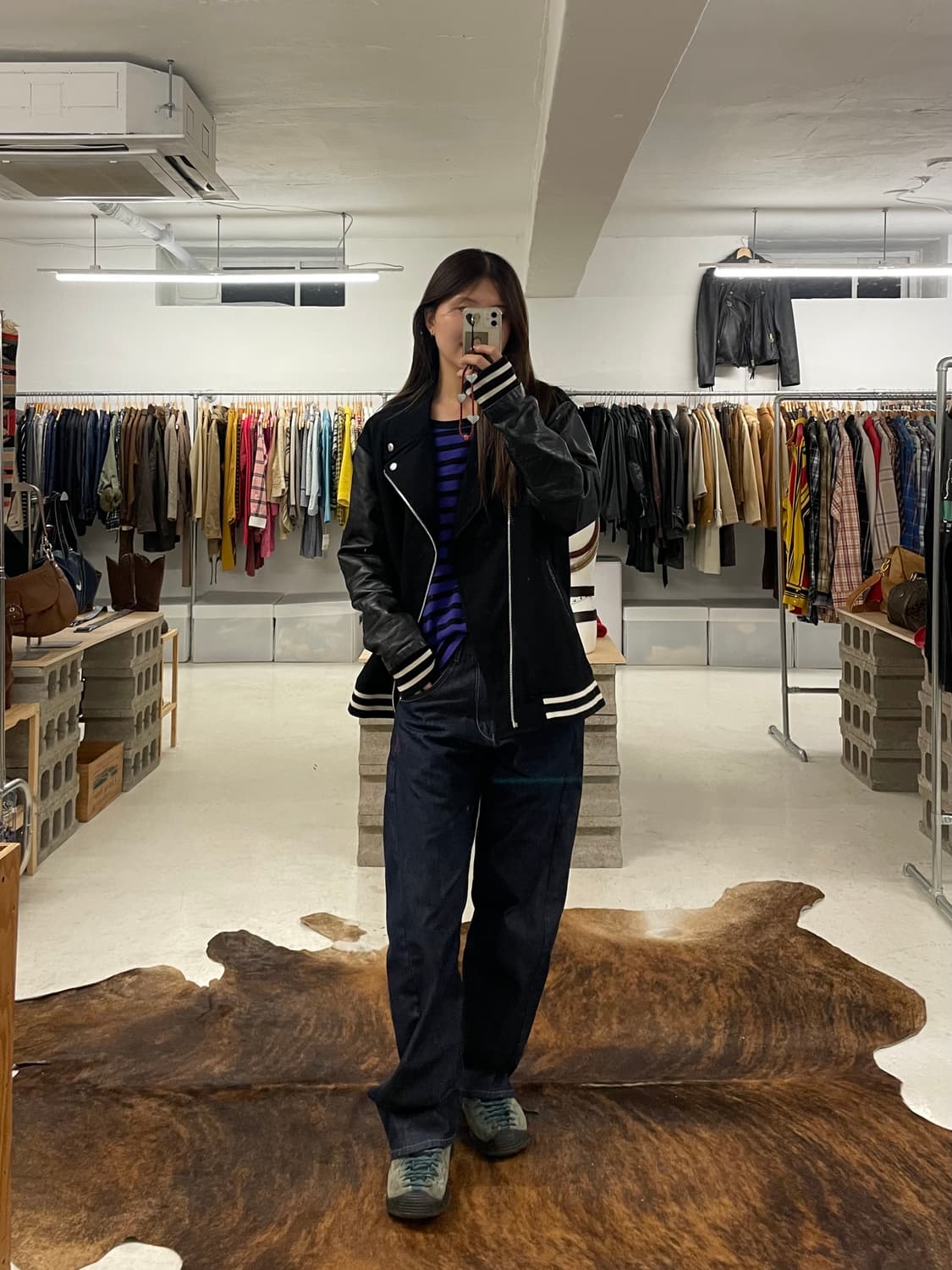 BEAMS varsity rider jacket 상품이미지2