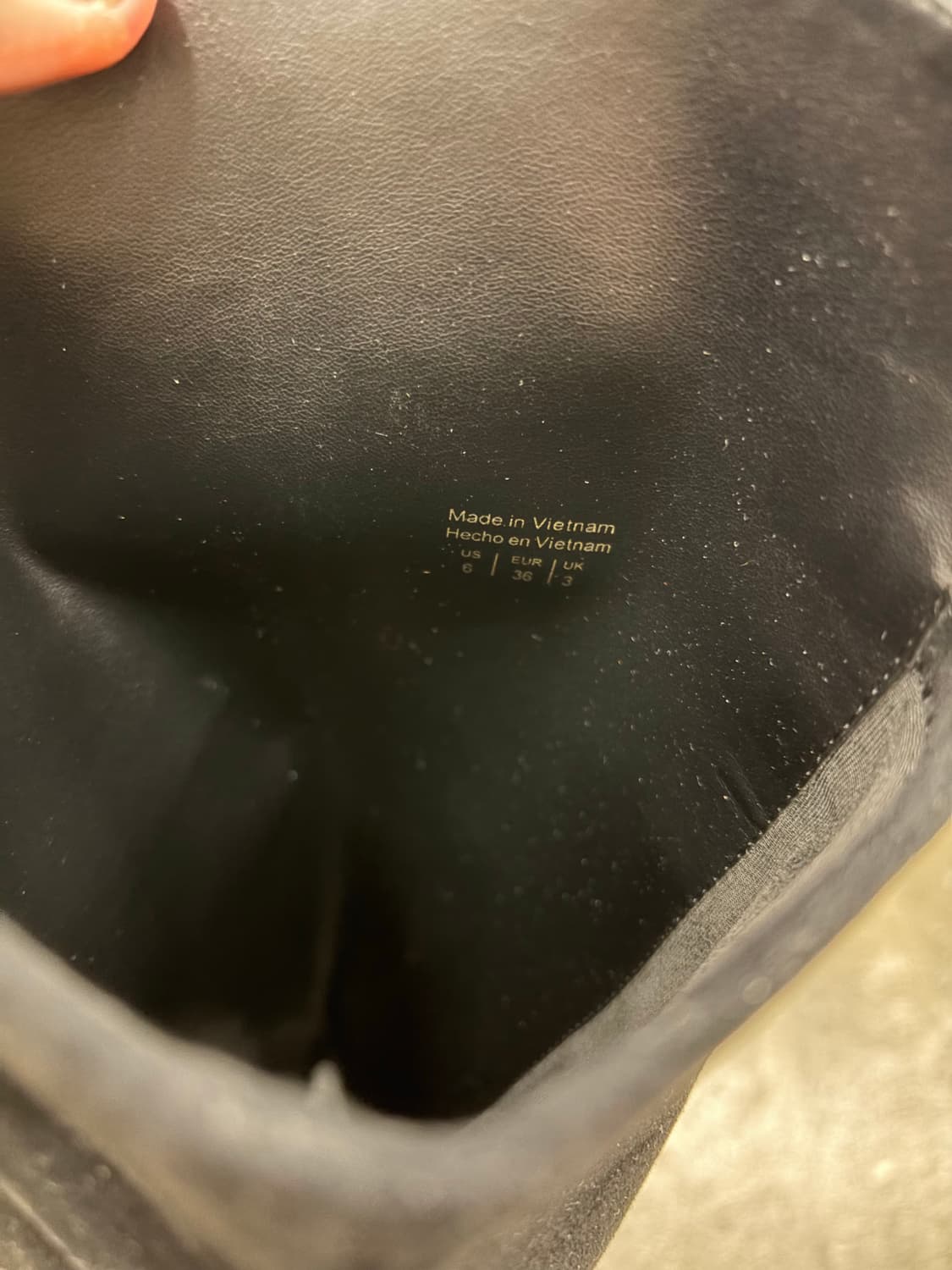 aldo 블랙 롱부츠 힐 230mm 상품이미지5