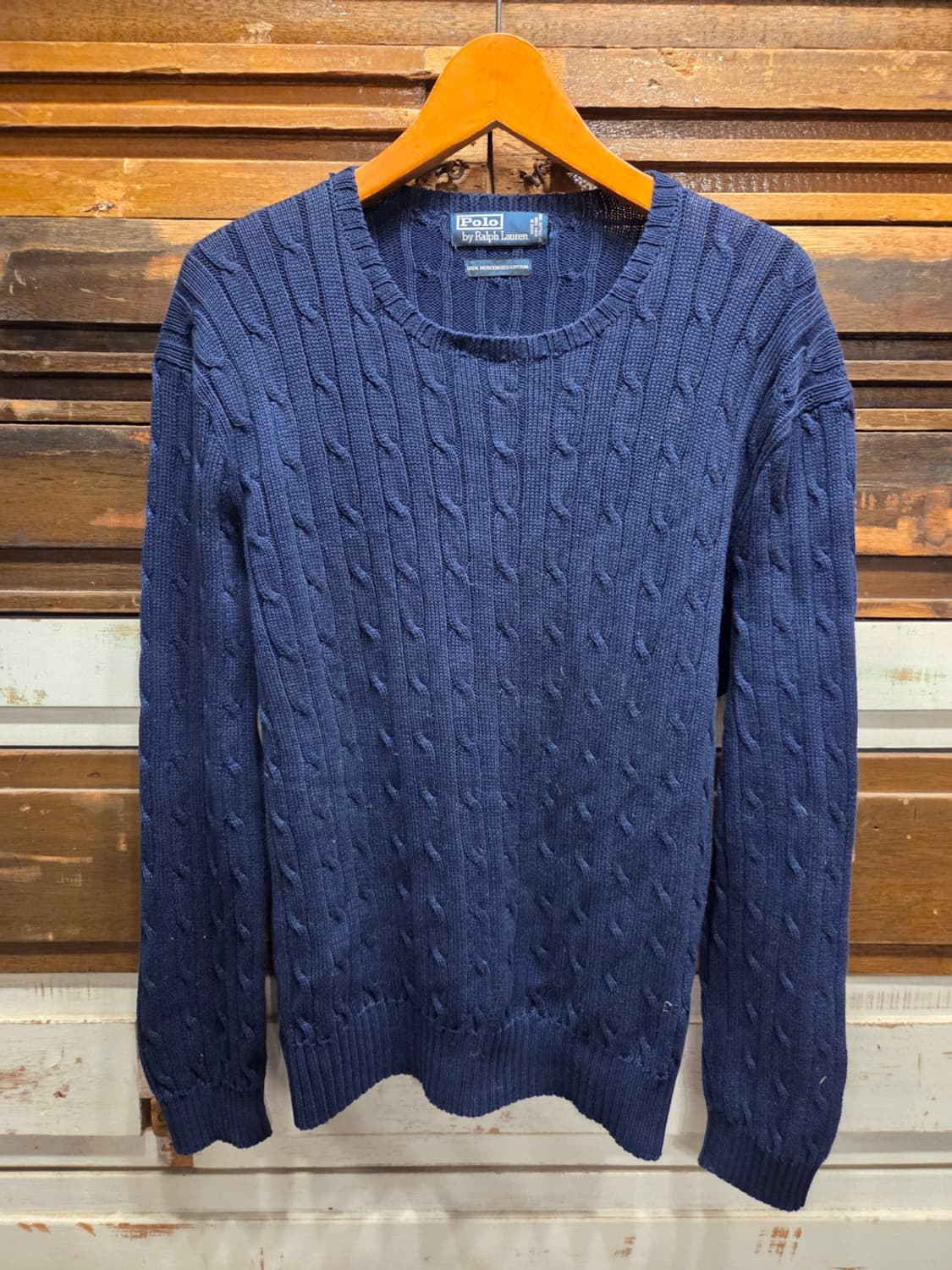 폴로랄프로렌 메르세라이즈드 케이블니트 상품이미지1