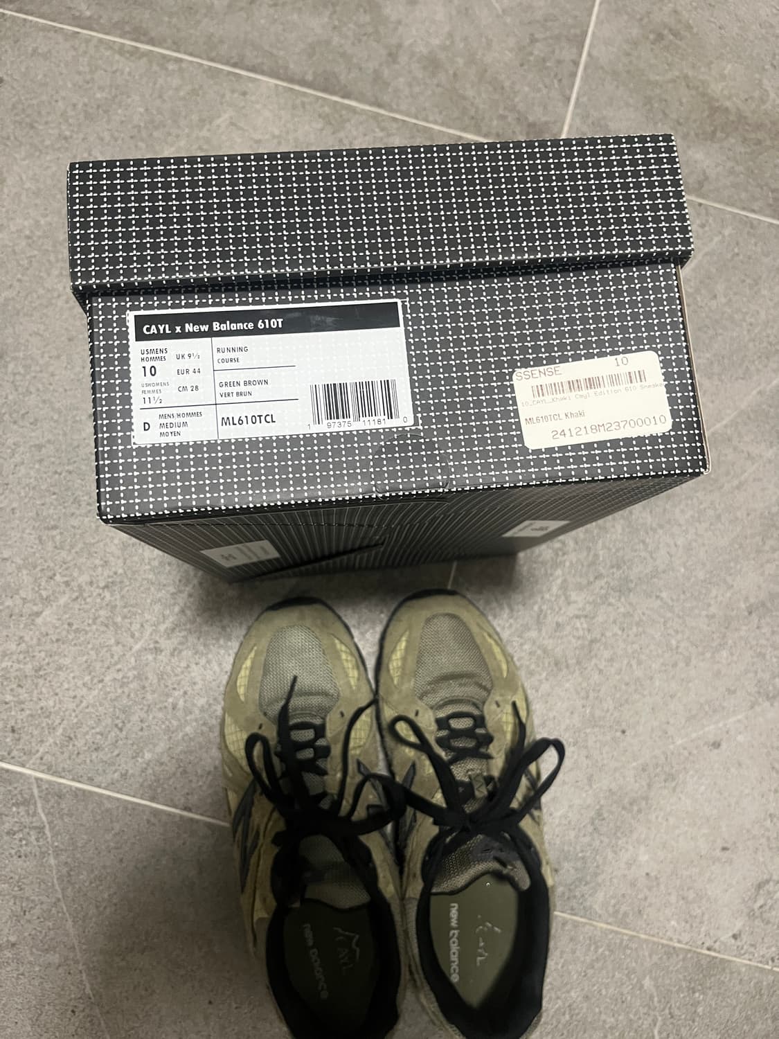 뉴발란스 610 케일 코버트 그린 280 사이즈 상품이미지5