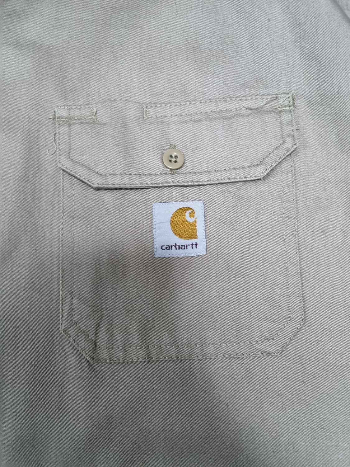 칼하트 투포켓 브라운 워크셔츠 XXL 상품이미지3