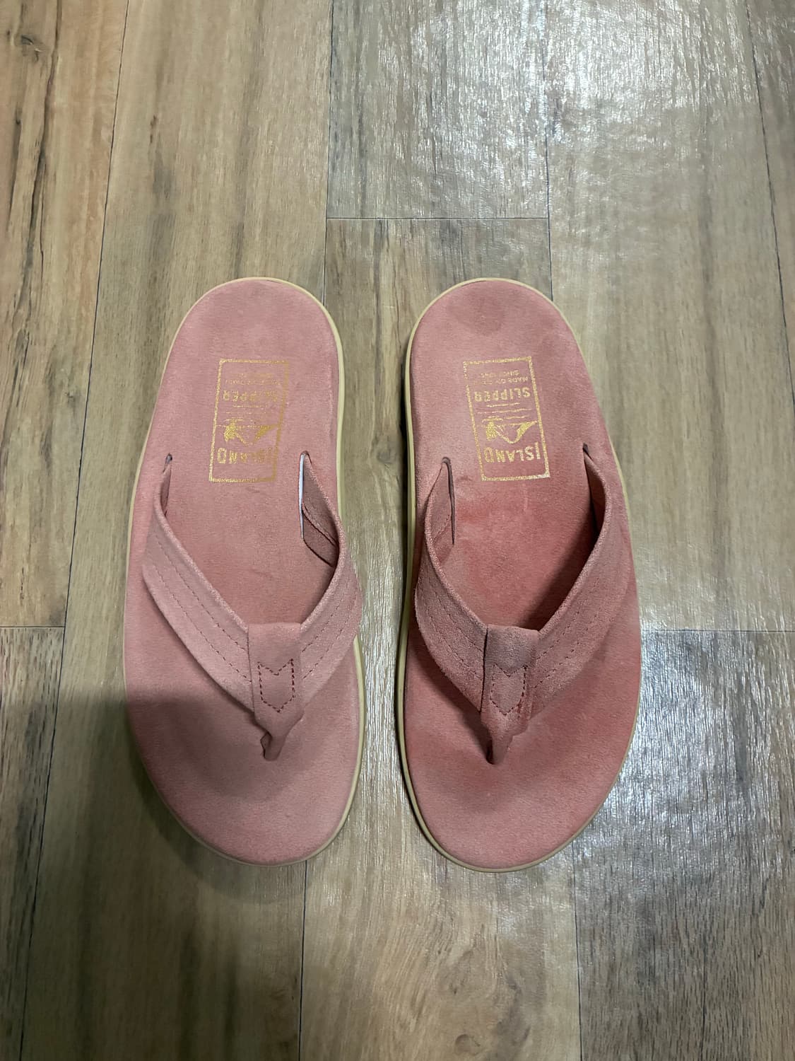 아일랜드 슬리퍼 클래식 스웨이드 핑크 스웨이드 (US7) 상품이미지1