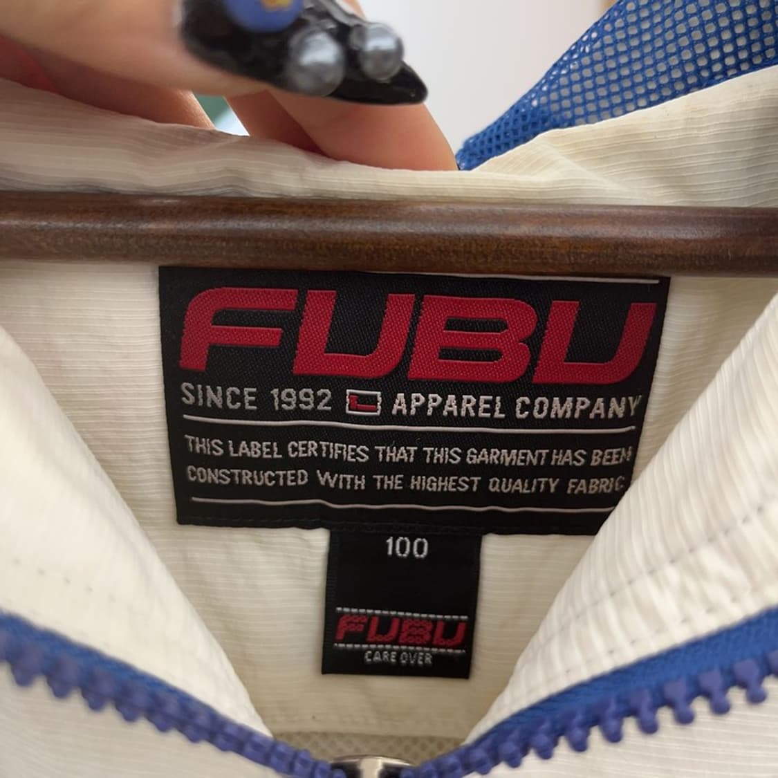 푸부 올드스쿨 빈티지무드 바람막이 자켓 100 C08726 상품이미지5