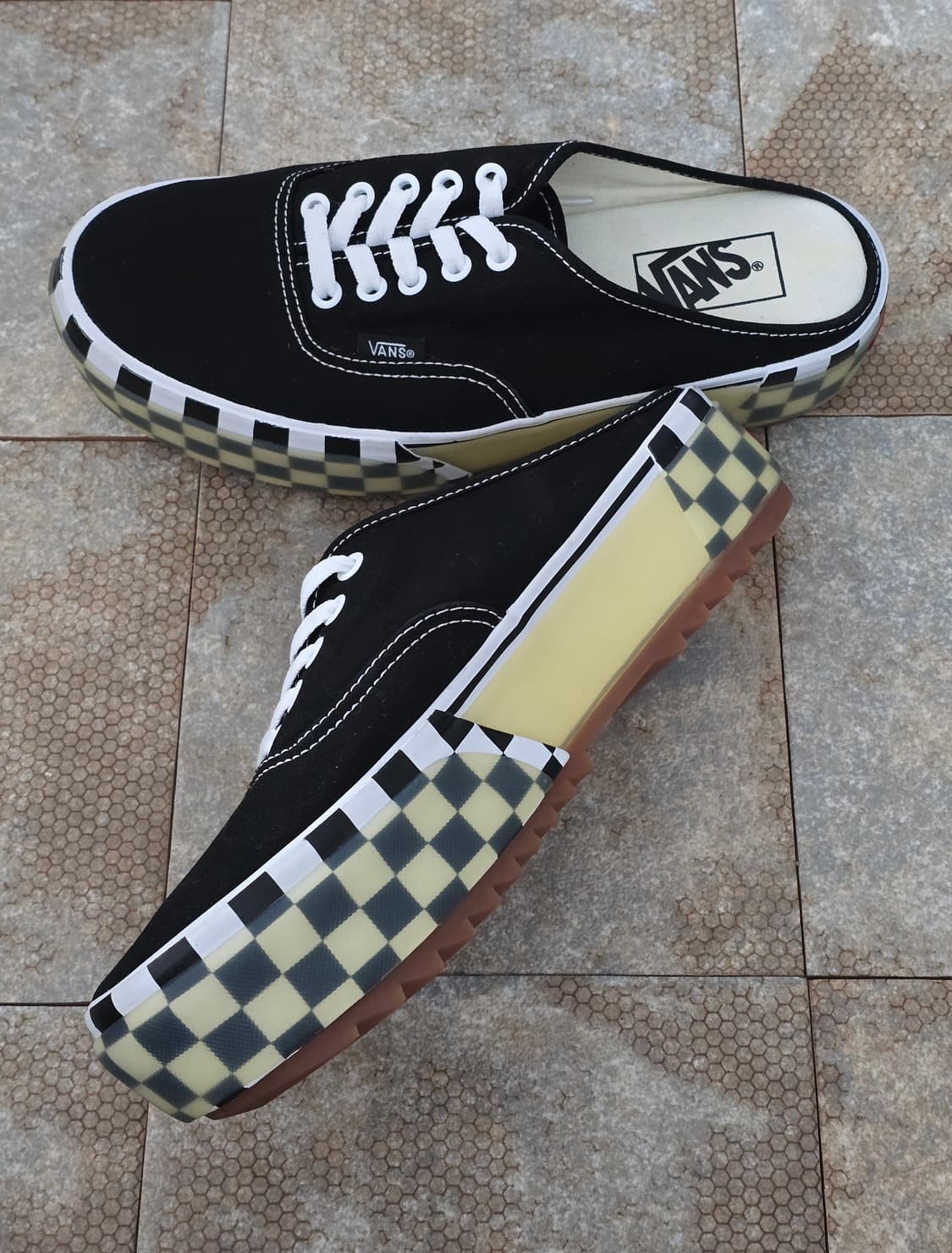 (260)반스 어센틱 뮬 스택드 체커  상품이미지5