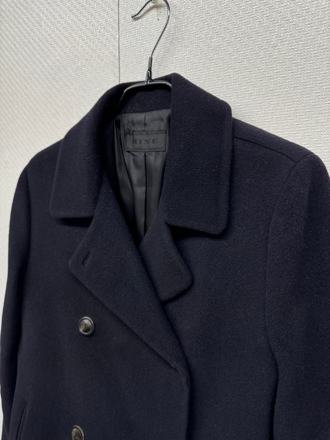 마인 MINE 울100% 하프 코트  S 상품이미지2