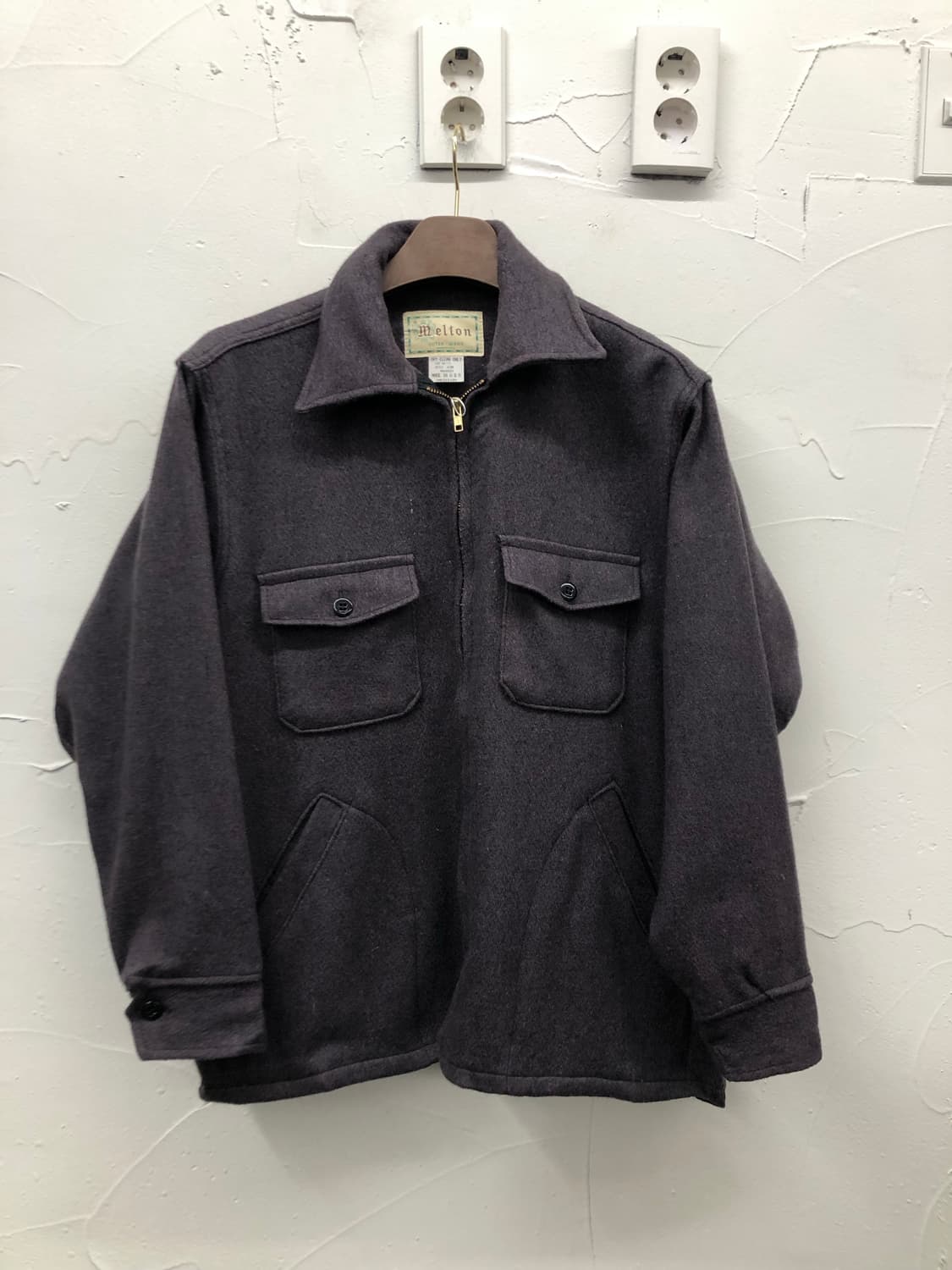 melton 울 자켓 상품이미지1