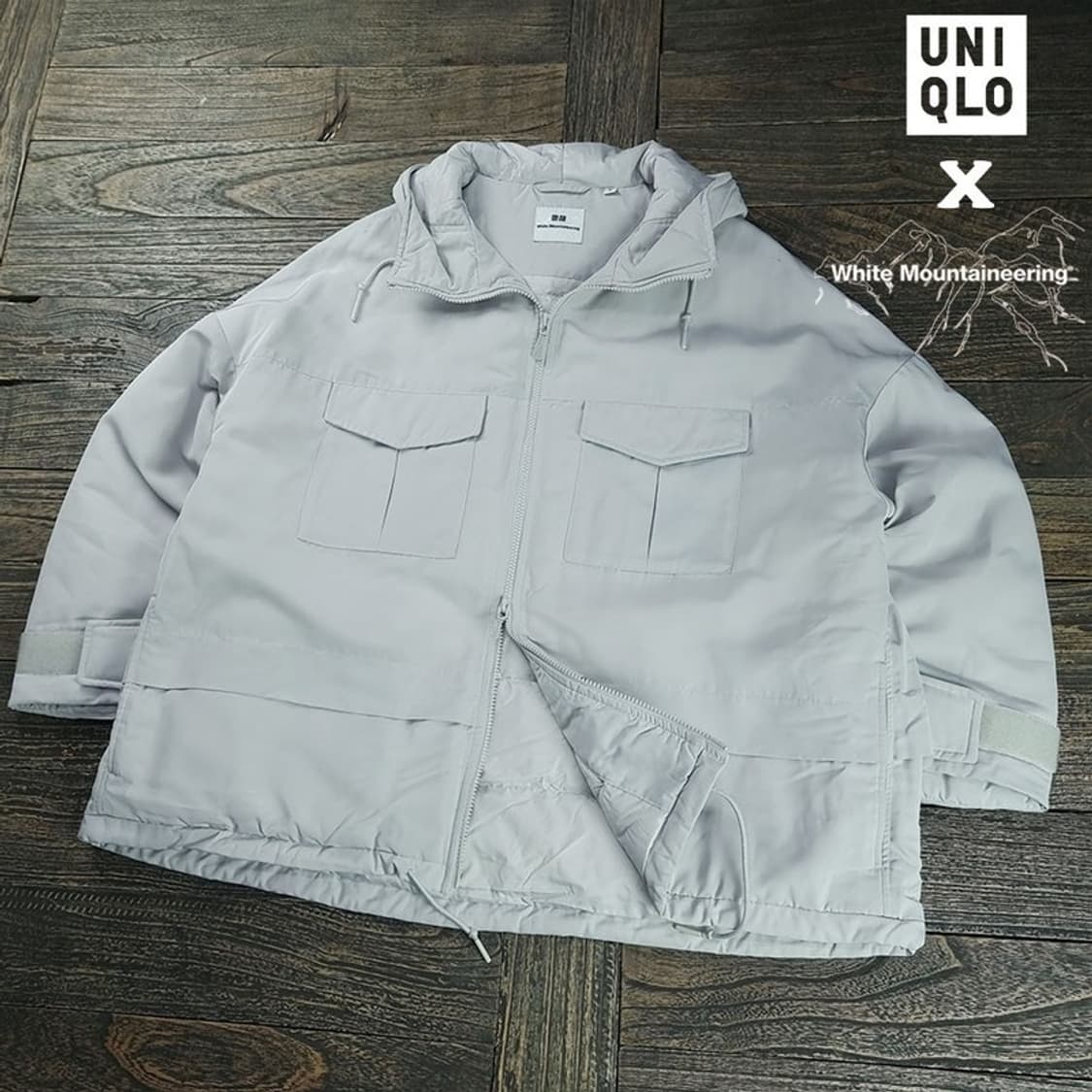 [유니클로 X 화이트마운티니어링] 오버사이즈 후드 파카 자켓 M19125 상품이미지1