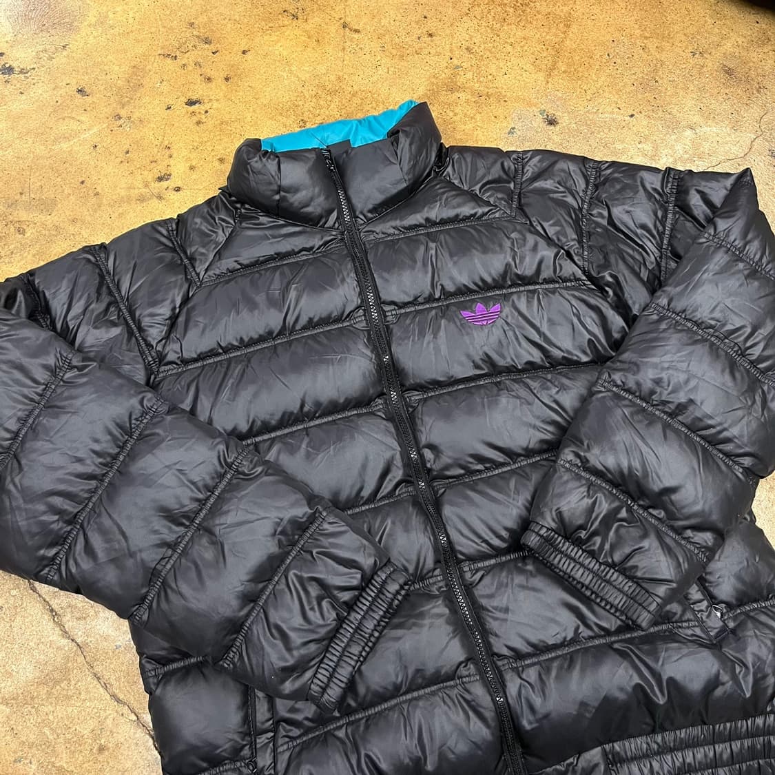 [정품/105] 아디다스 오리지널 구스 패딩 블랙 b15 상품이미지1