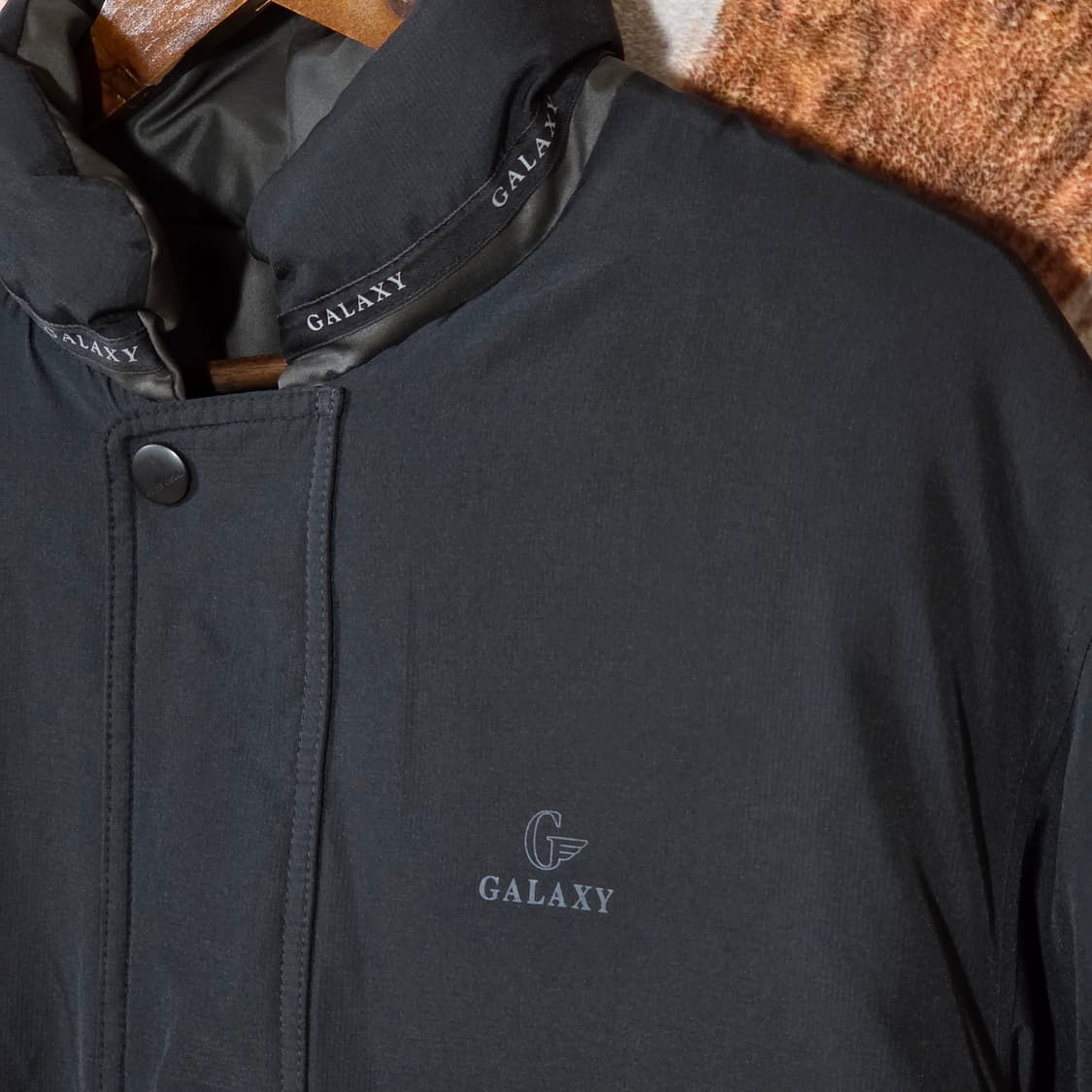 갤럭시 리버시블 블랙 구스다운 패딩 점퍼 상품이미지6