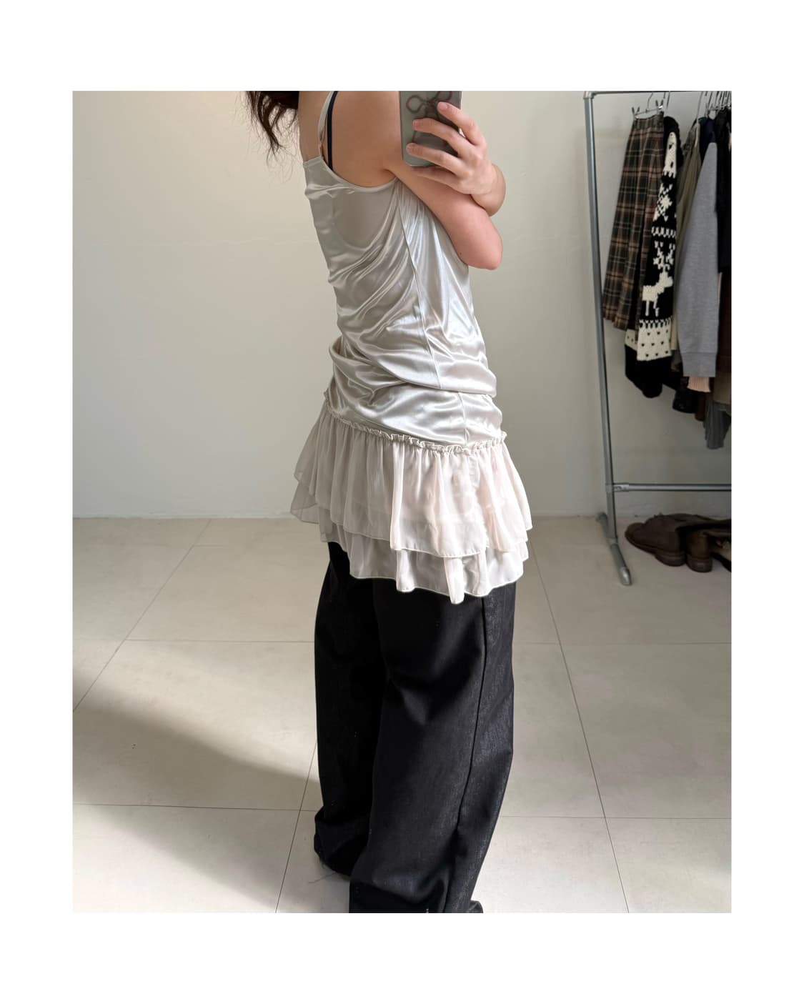 빈티지 레이어드 원피스 상품이미지2