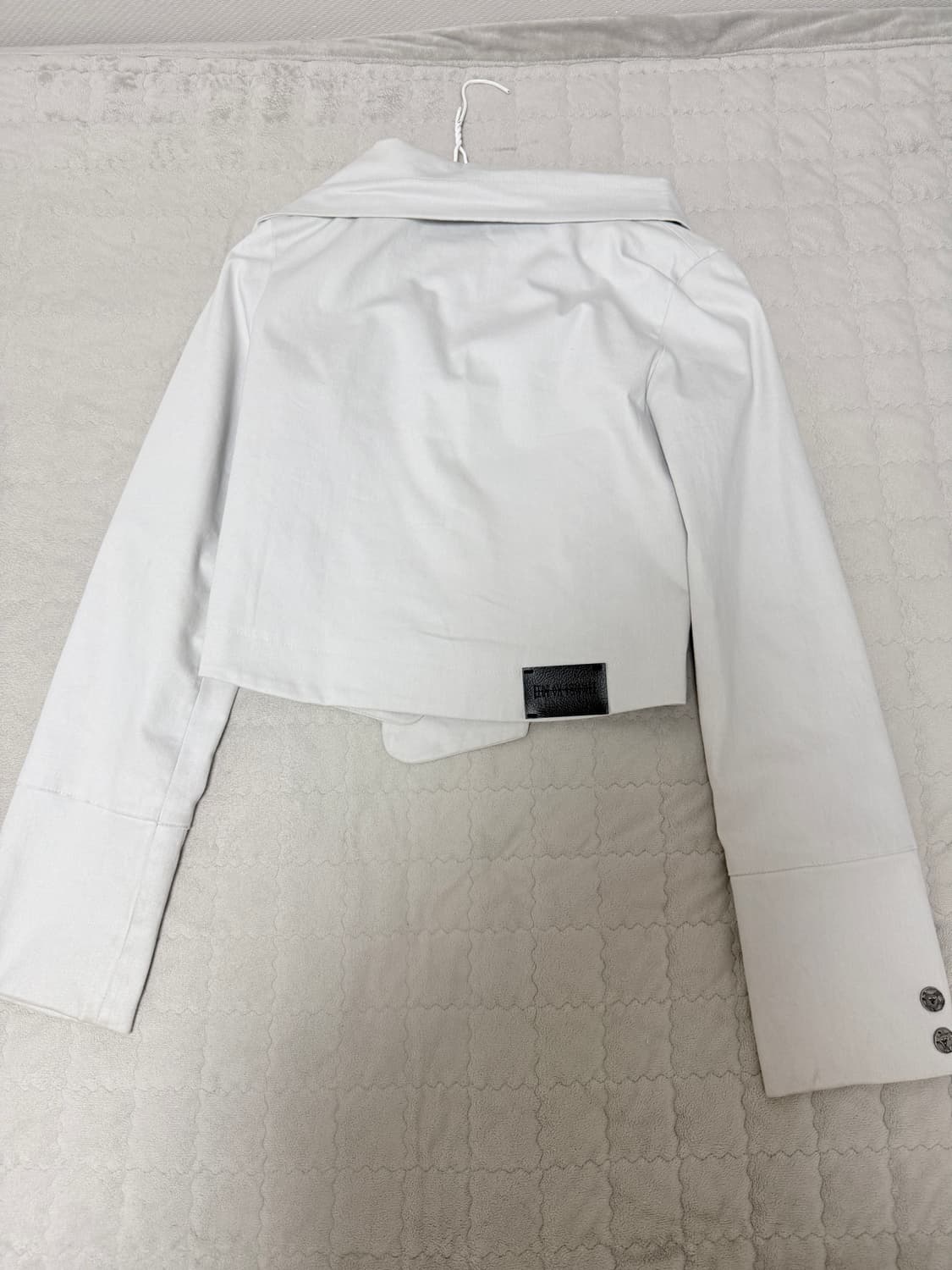 에트오소메 Wide High-neck Side Button Jacket  상품이미지3