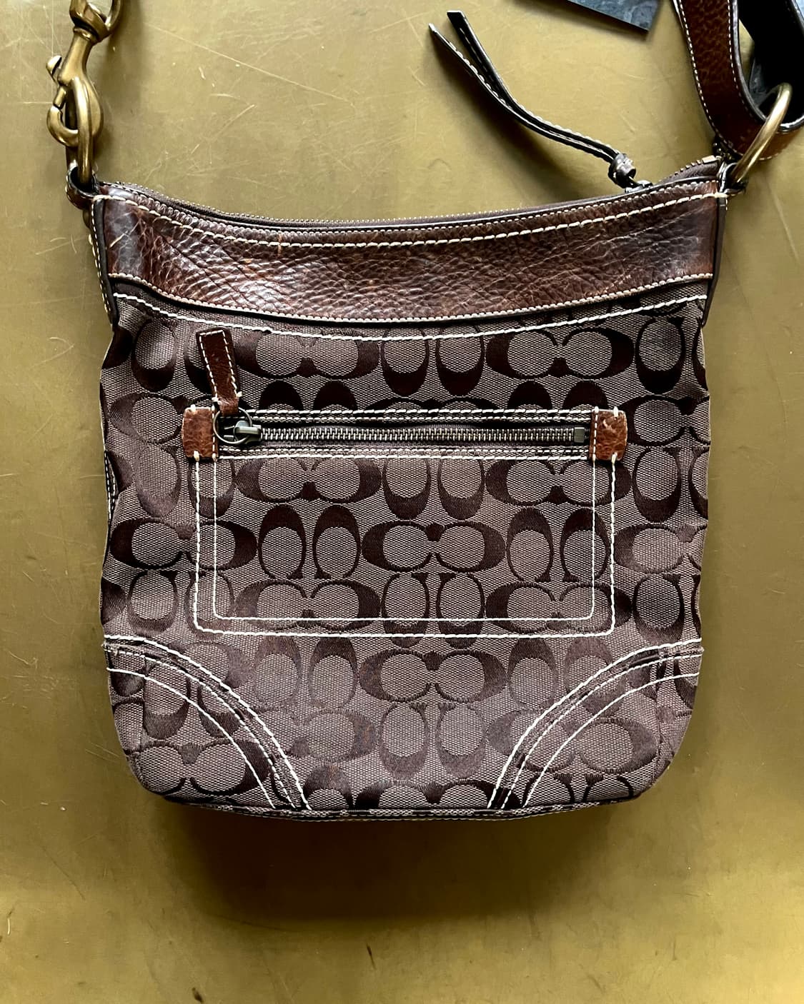 2000s Old COACH Classic Shoulder Bag 상품이미지6