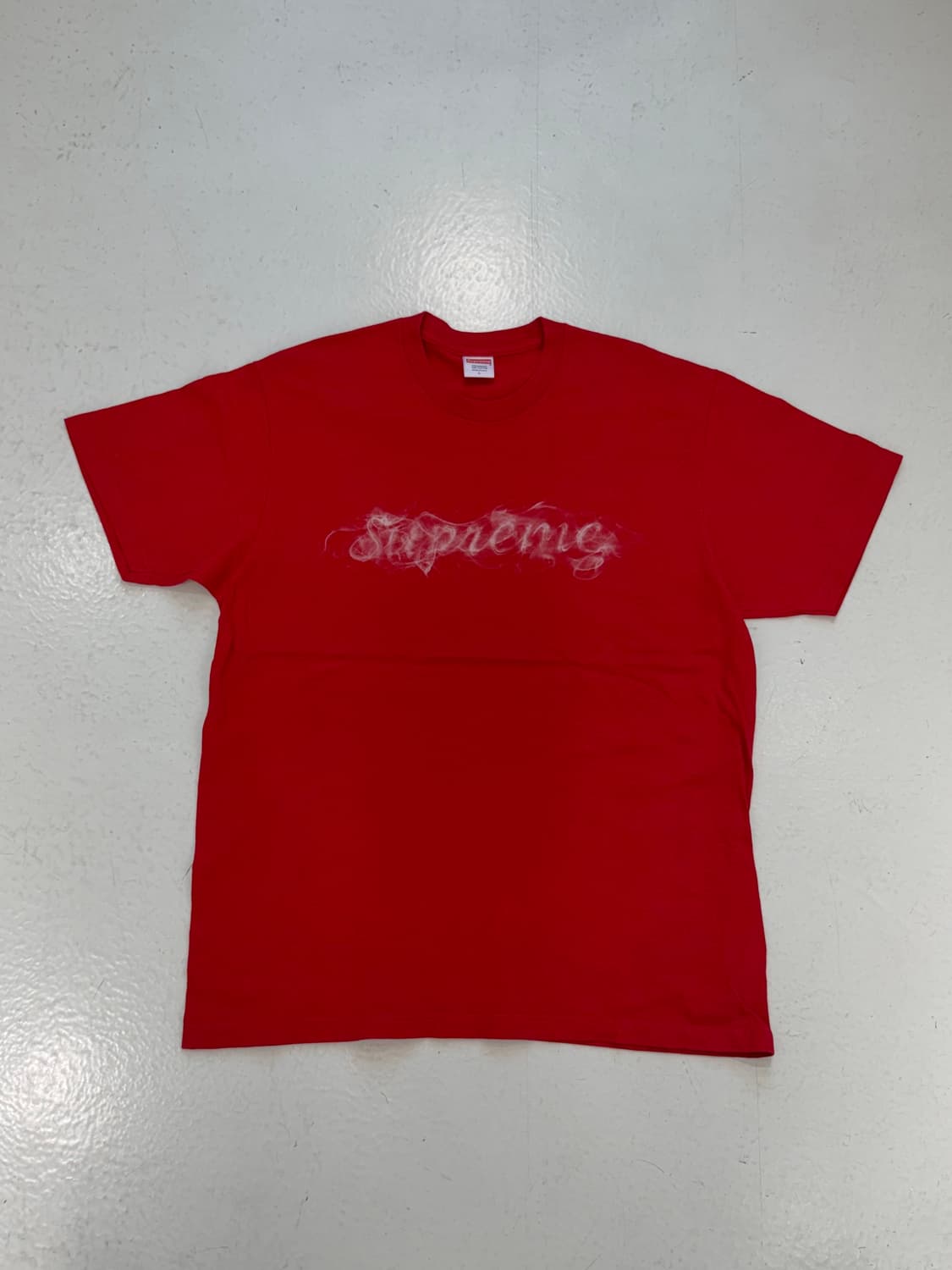 Supreme 레드 스모크 티셔츠 상품이미지1