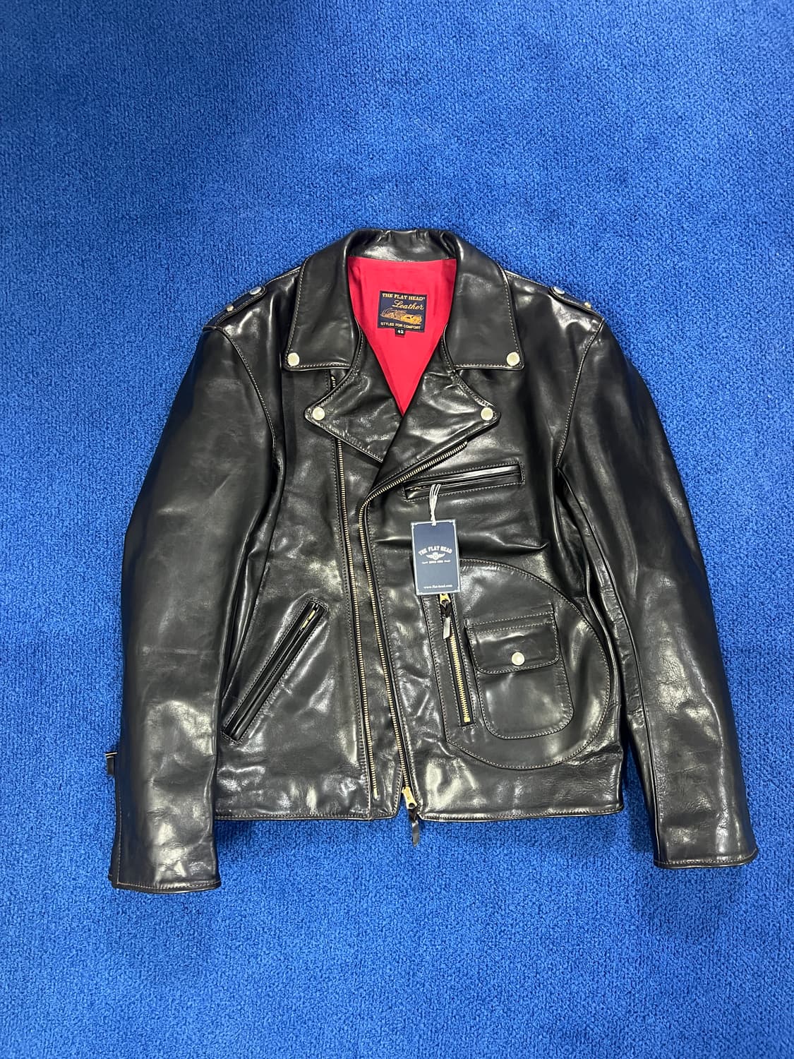 풀랫헤드 디포켓 HW001 가죽자켓 42사이즈 새제품 상품이미지1