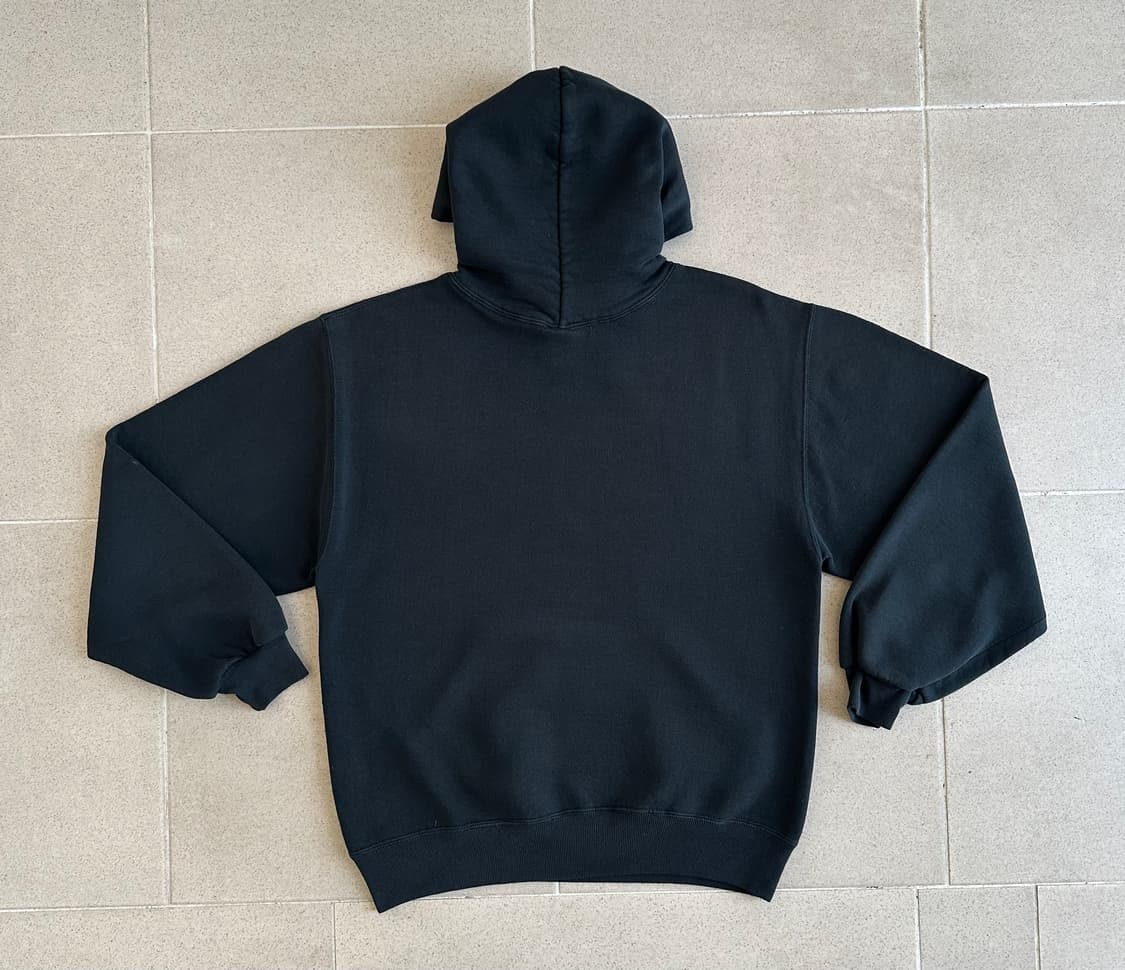 90s 빈티지 러셀 후드 블랙 M USA 상품이미지2