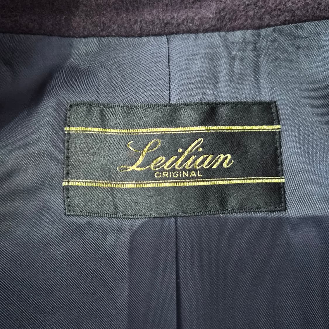 Leilian 캐시미어100 하이넥 클래식 코트 상품이미지9