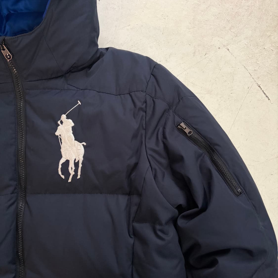 폴로 랄프로렌 빈티지 빅포니 패딩 XL 상품이미지4