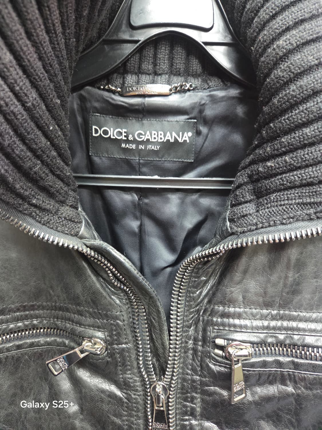 돌체앤 가버나   멀티 지퍼  가죽  자켓 상품이미지2