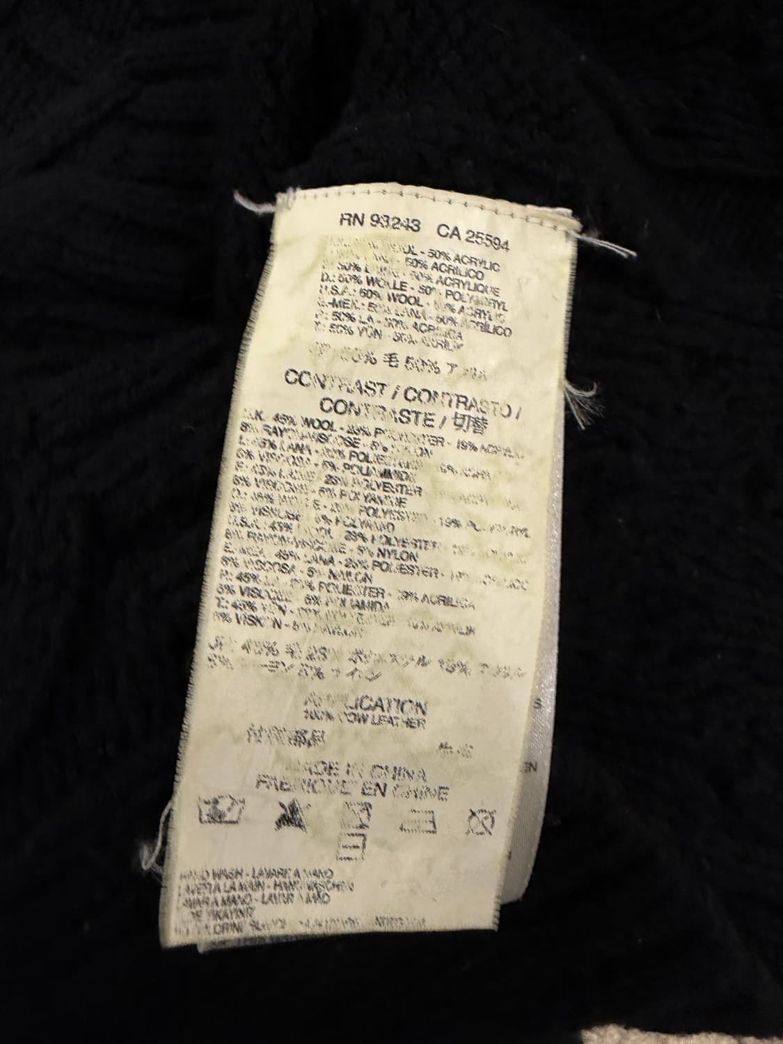 디젤 더플 후드 집업 니트 자켓 상품이미지7