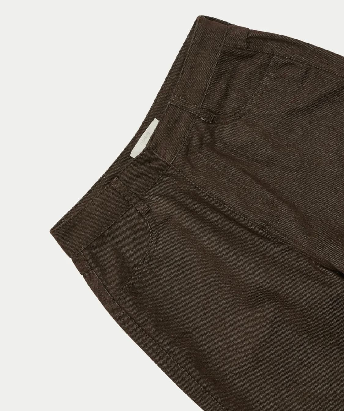 아모멘토 COLORED STRAIGHT FIT DENIM_BROWN 상품이미지3
