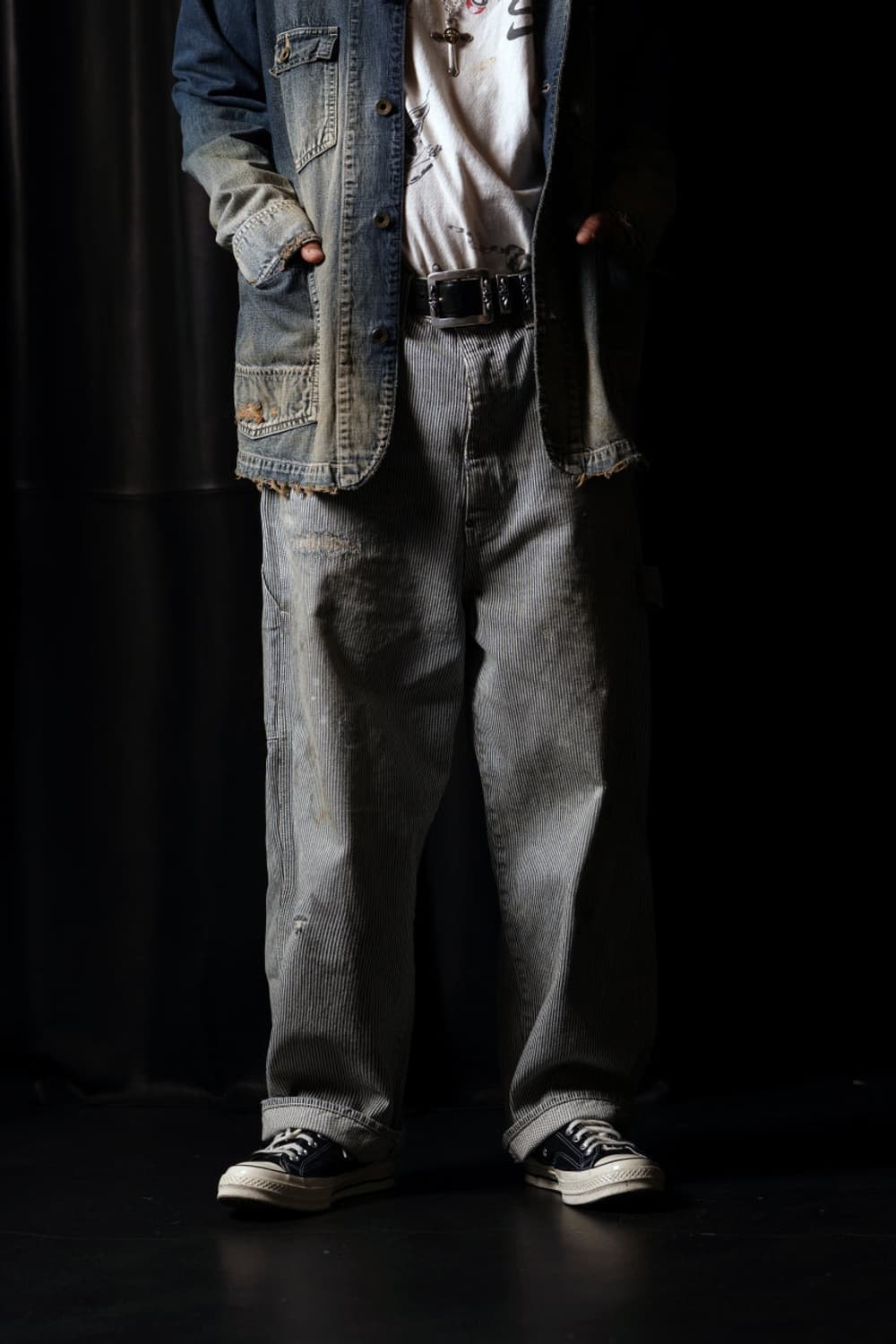 풀카운트 Loom N/07 콜라보 히코리 페인터 데님 상품이미지10