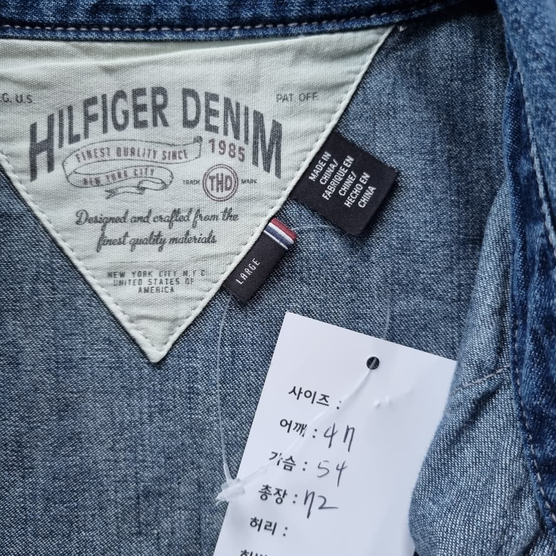 타미힐피거 데님 셔츠자켓  상품이미지6