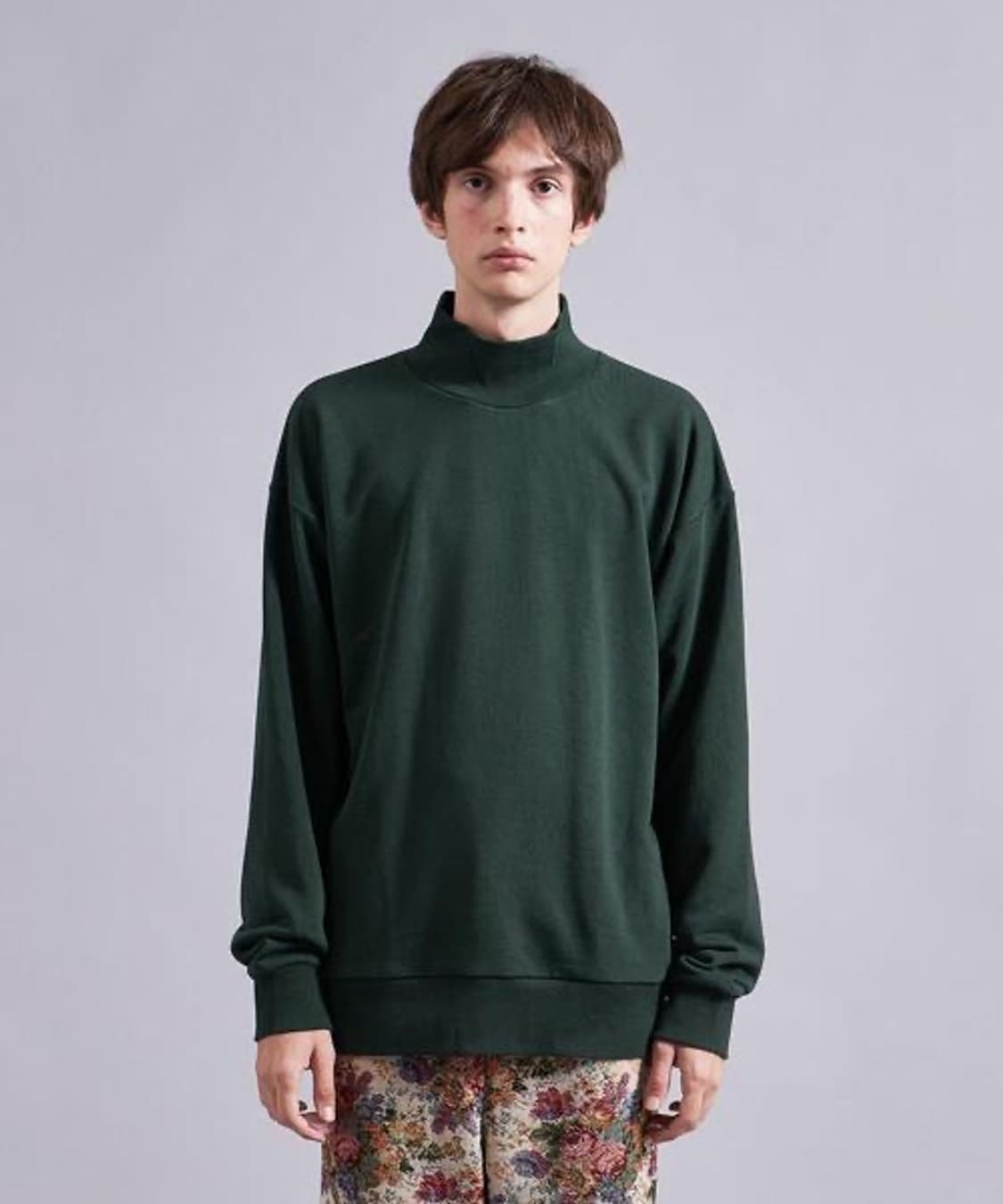 몽키타임 하이넥 맨투맨 그린 XL 상품이미지1