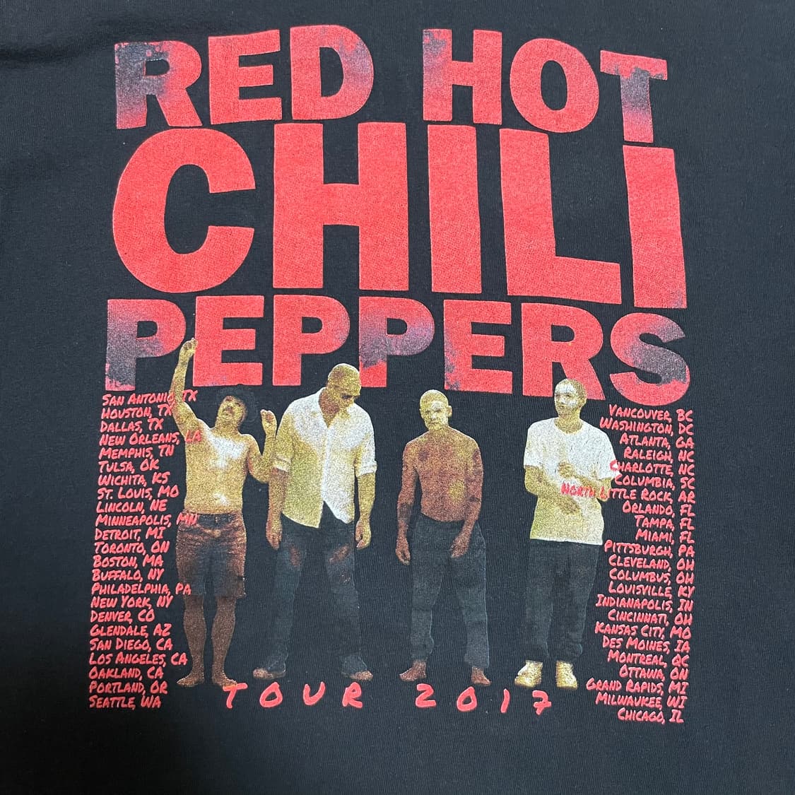 [XL] RHCP 2017 the GETAWAY 투어 티셔츠 상품이미지4