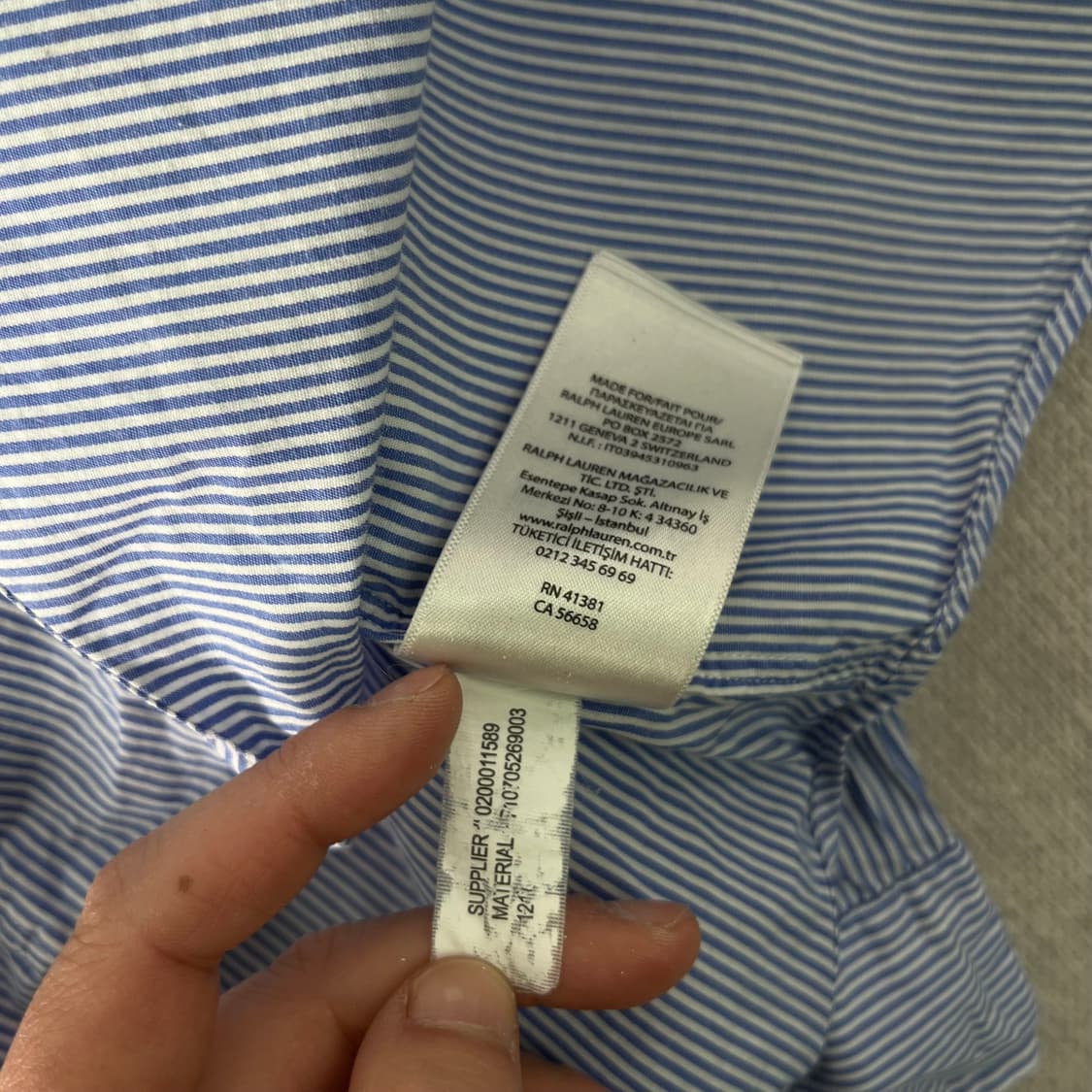 100 폴로랄프로렌 스트라이프 셔츠 상품이미지7