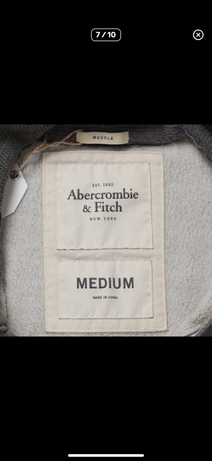 아베크롬비 버튼 후드집업 상품이미지4