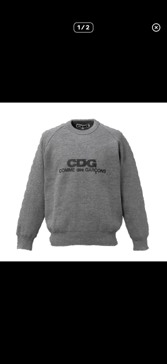 cdg 라운드넥 스쿨 풀오버 판매합니디 상품이미지1