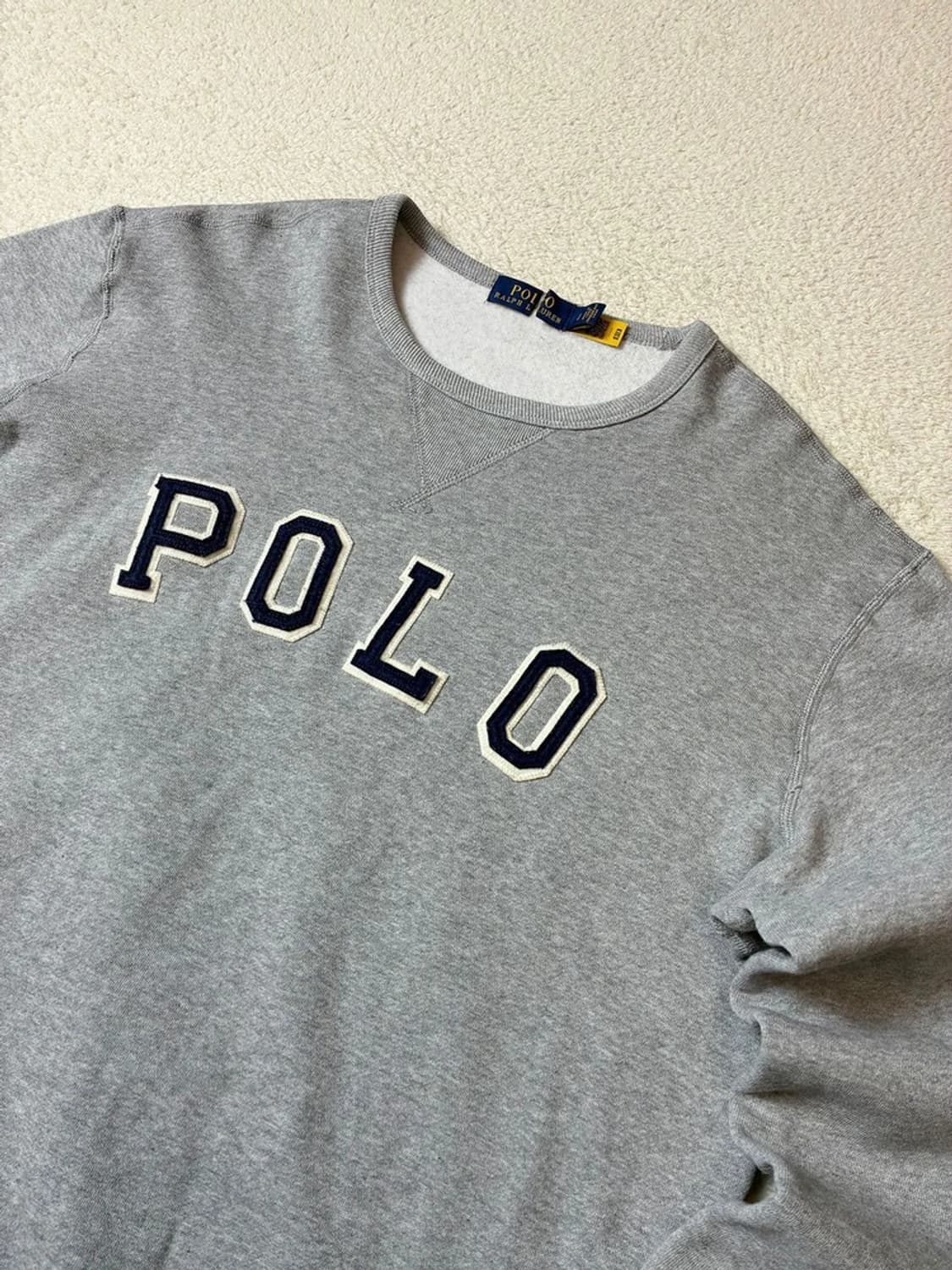 폴로 랄프로렌 아치 로고 신형택 기모 크루넥 맨투맨 PN7049 상품이미지2