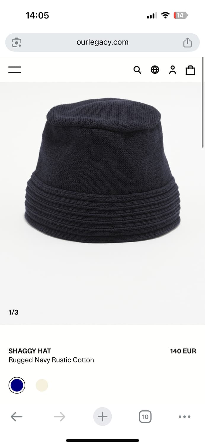 아워레가시 OUR LEGACY Shaggy Hat 비니 버킷 햇 상품이미지2