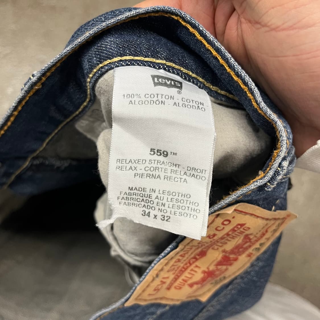 리바이스559 데님 팬츠 (34“) 상품이미지5