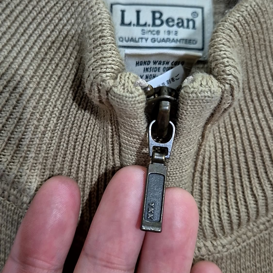 L.L Bean 엘엘빈 니트 집업 상품이미지3