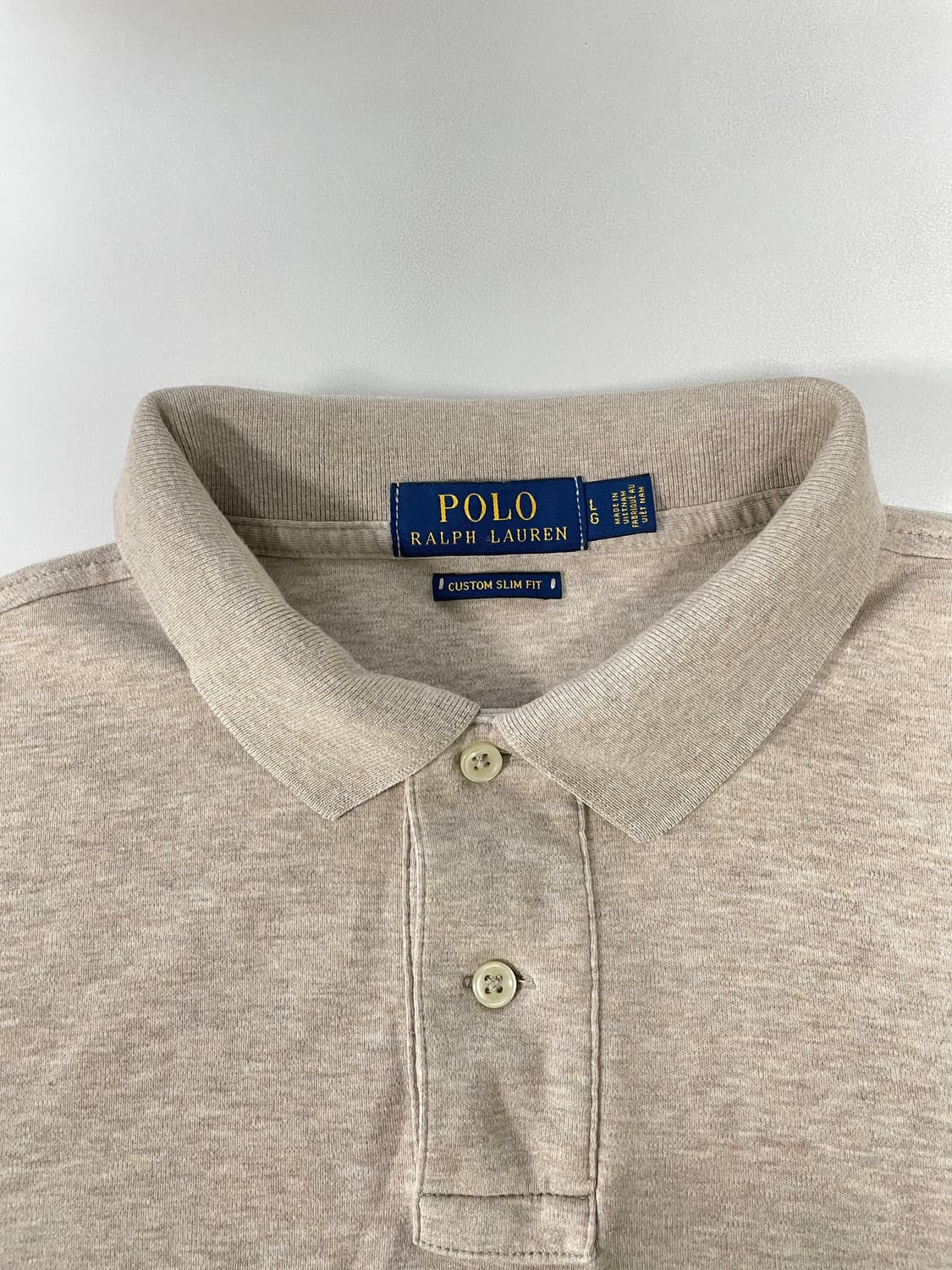 [L] 폴로 랄프로렌 코튼 PK 카라 반팔 티셔츠 커스텀 슬림핏 상품이미지6