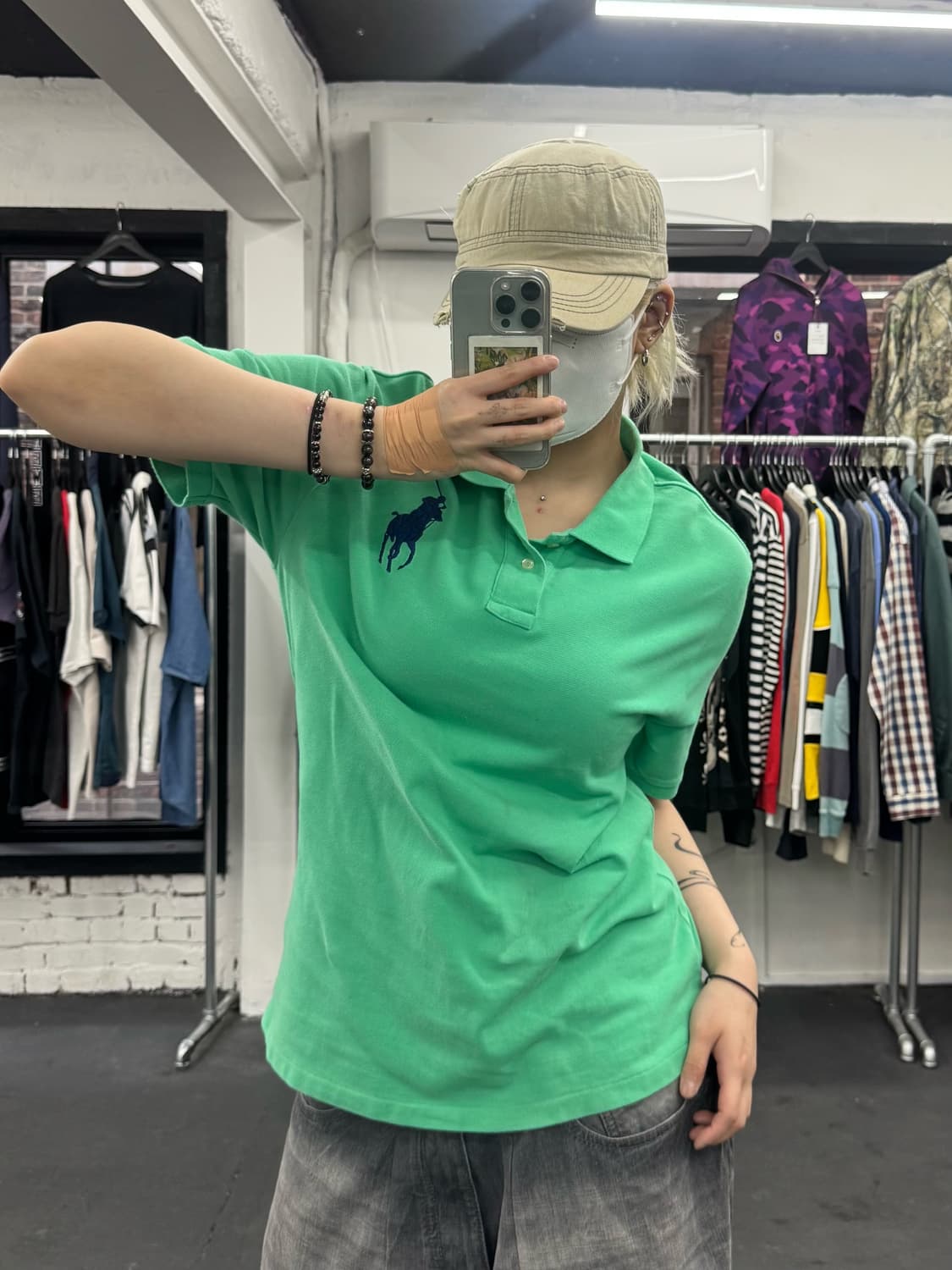 폴로 랄프로렌 빅포니 민트 PK 티셔츠 상품이미지3