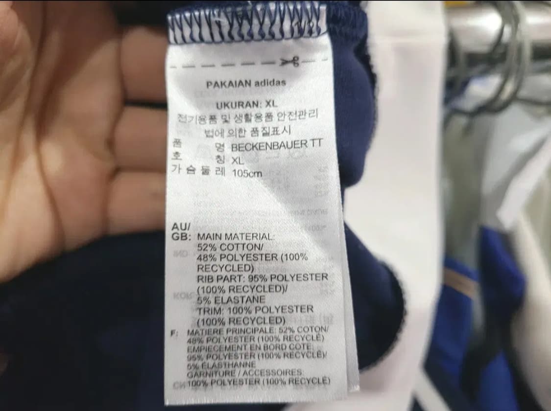 아디다스 베켄바우어 트랙탑 나이트 인디고 상품이미지5