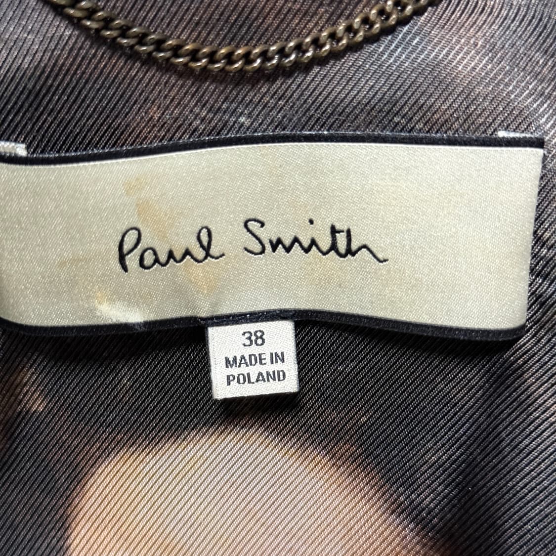 폴 스미스 100% 울 블렌딩 발마칸 맥시 롱 코트 상품이미지5