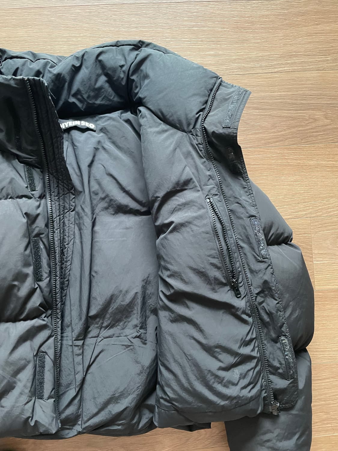 [1] 혜인서 블랙 크롭 패딩 상품이미지3