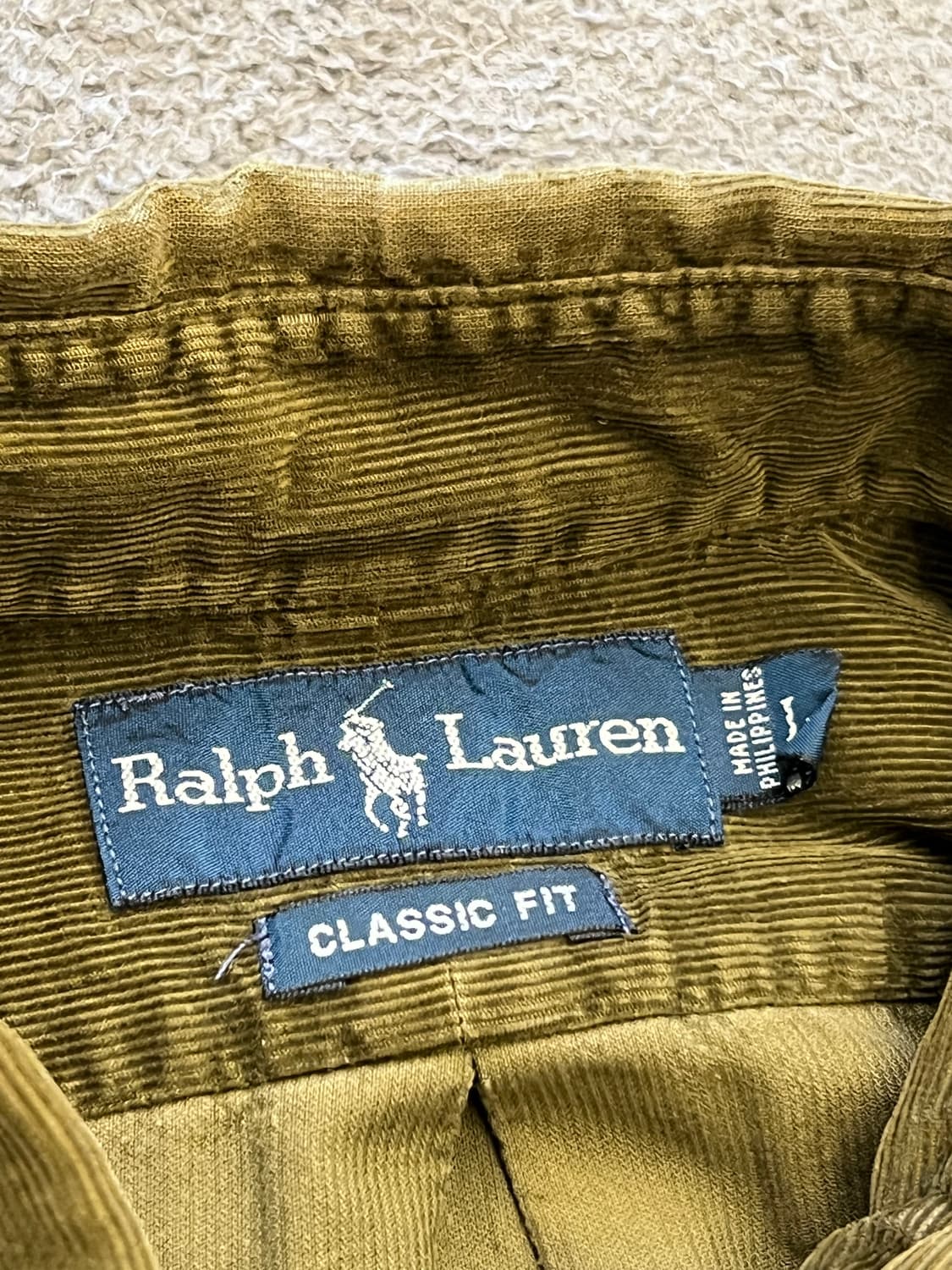 폴로 랄프로렌 코듀로이 셔츠 처분  상품이미지3