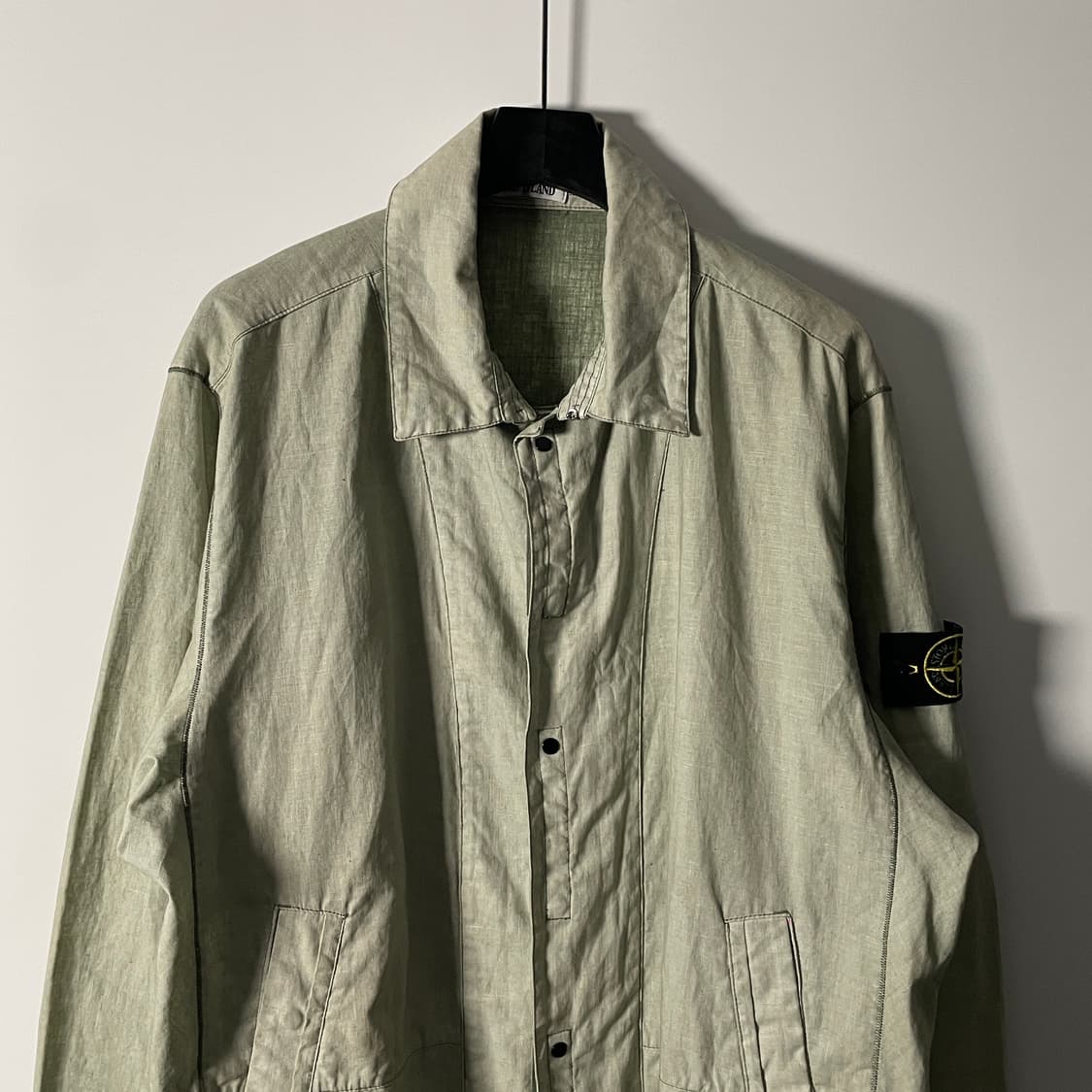 19ss 스톤아일랜드 Lino Resinato-TC 카코트 (on.754 상품이미지2