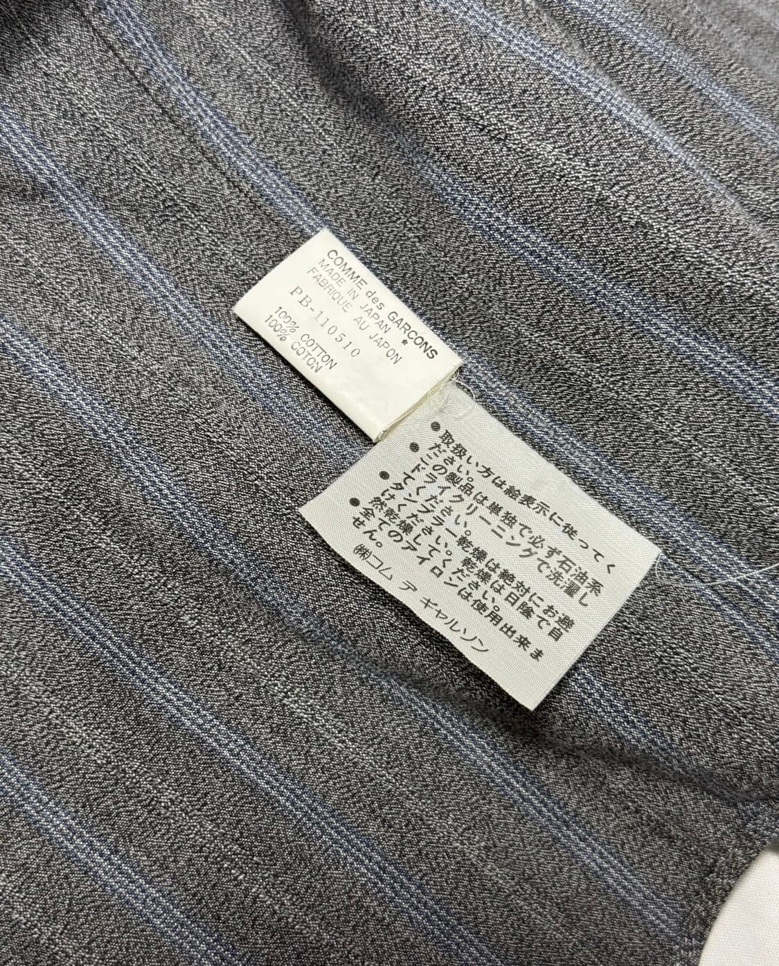 꼼데가르송 옴므 플러스 스트라이프셔츠 상품이미지5