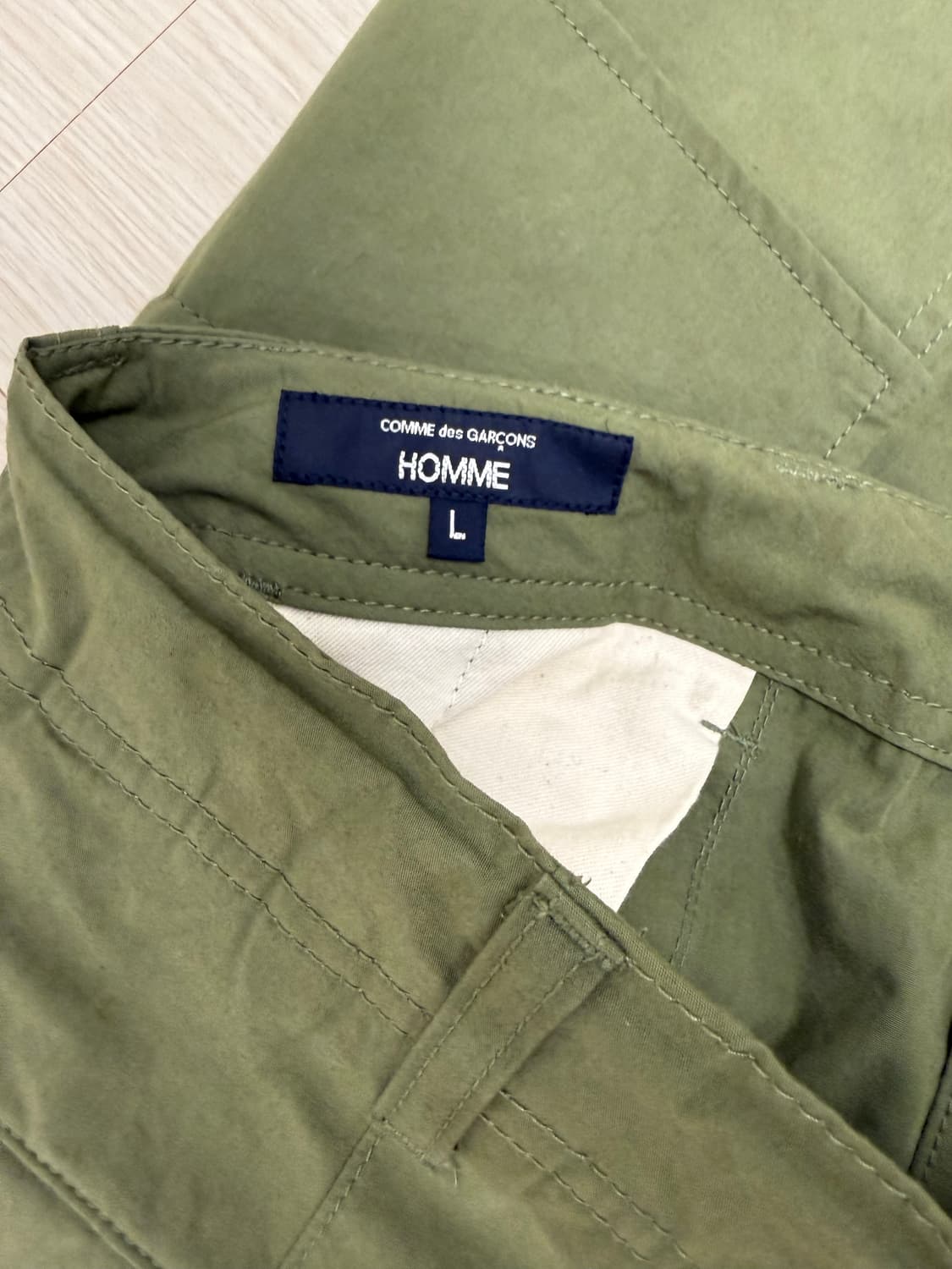 꼼대가르송 옴므 코튼 카고 팬츠 상품이미지4