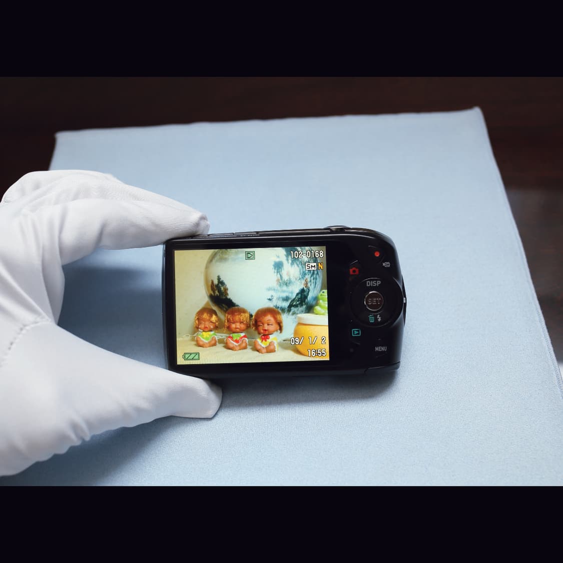 레어<A+급><아일릿모카> 카시오 엑슬림 z2300 블랙 빈티지 디카 상품이미지7