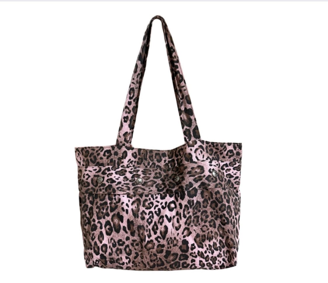 러브 컴플렉스 레오파드leopard star snap bag 핑크 상품이미지1