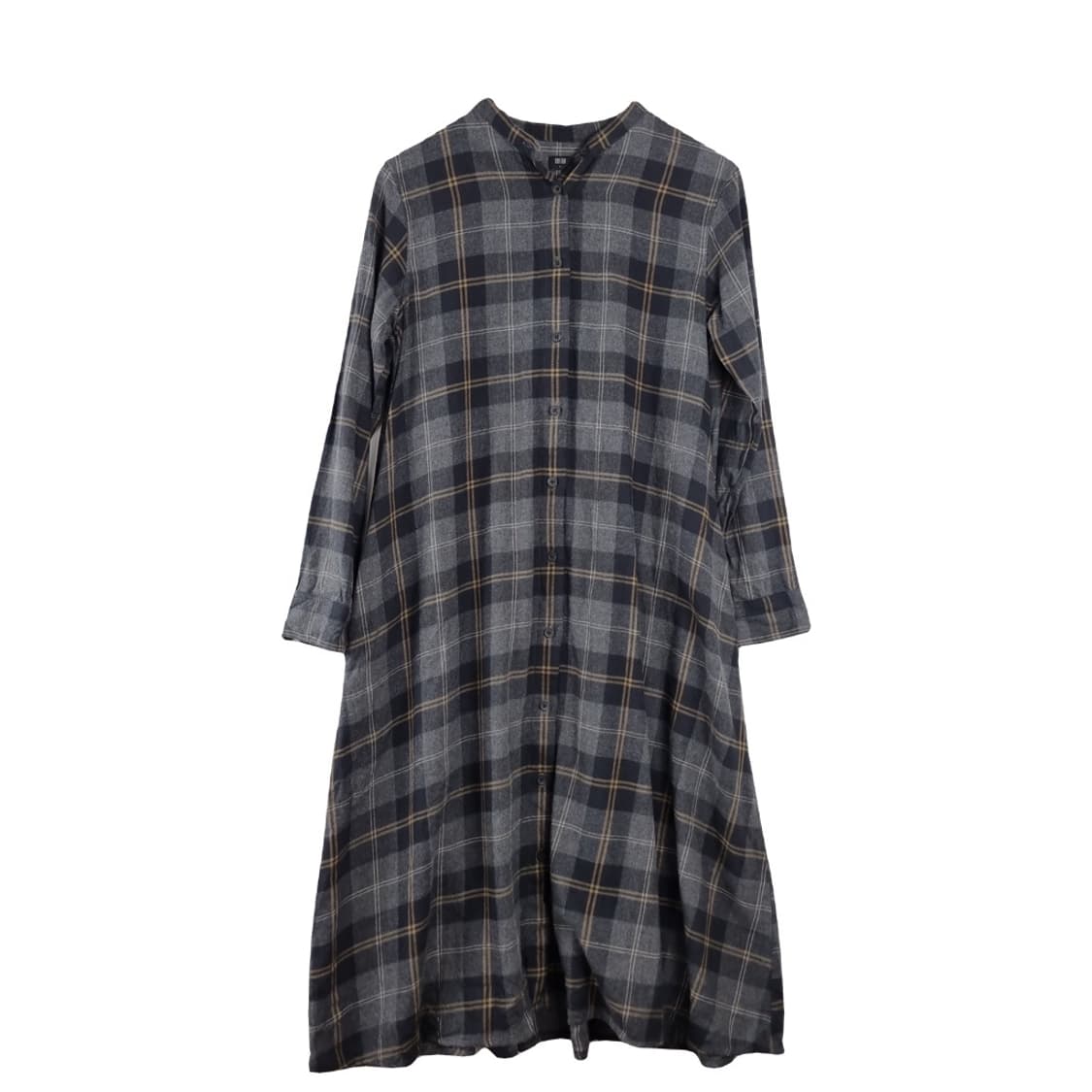 UNIQLO 유니클로 체크 롱원피스 상품이미지1