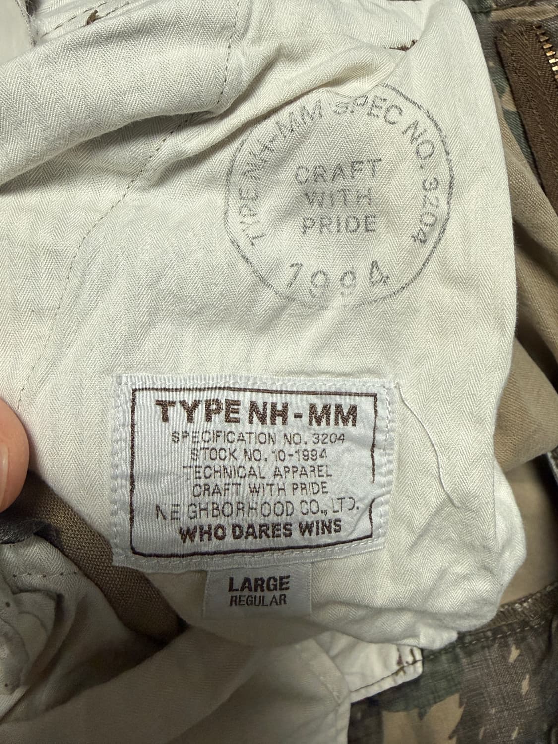 네이버후드 17시즌 밀리터리 BDU 상품이미지4