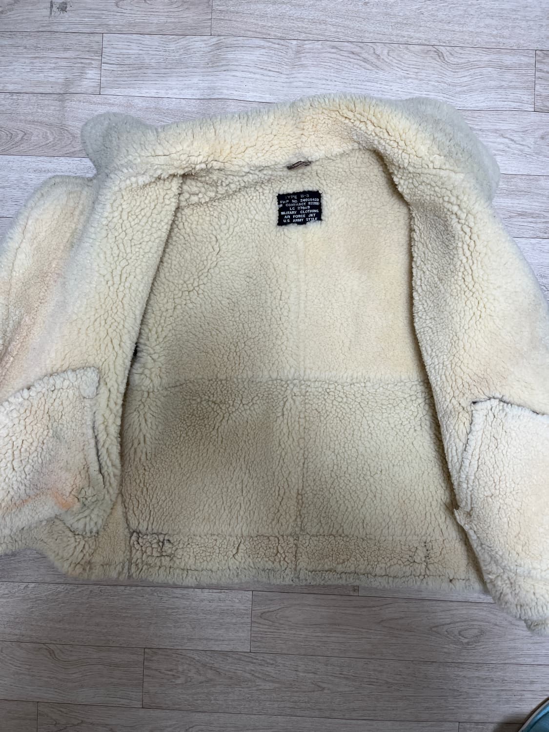 빈티지 b-3 무스탕 상품이미지2